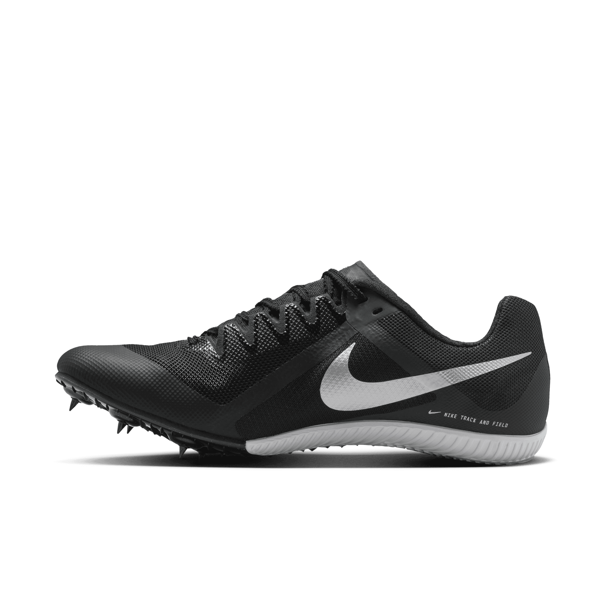 NIKE ZOOM RIVAL MULTI - D - 001 BLACK/METALLIC SILVER 