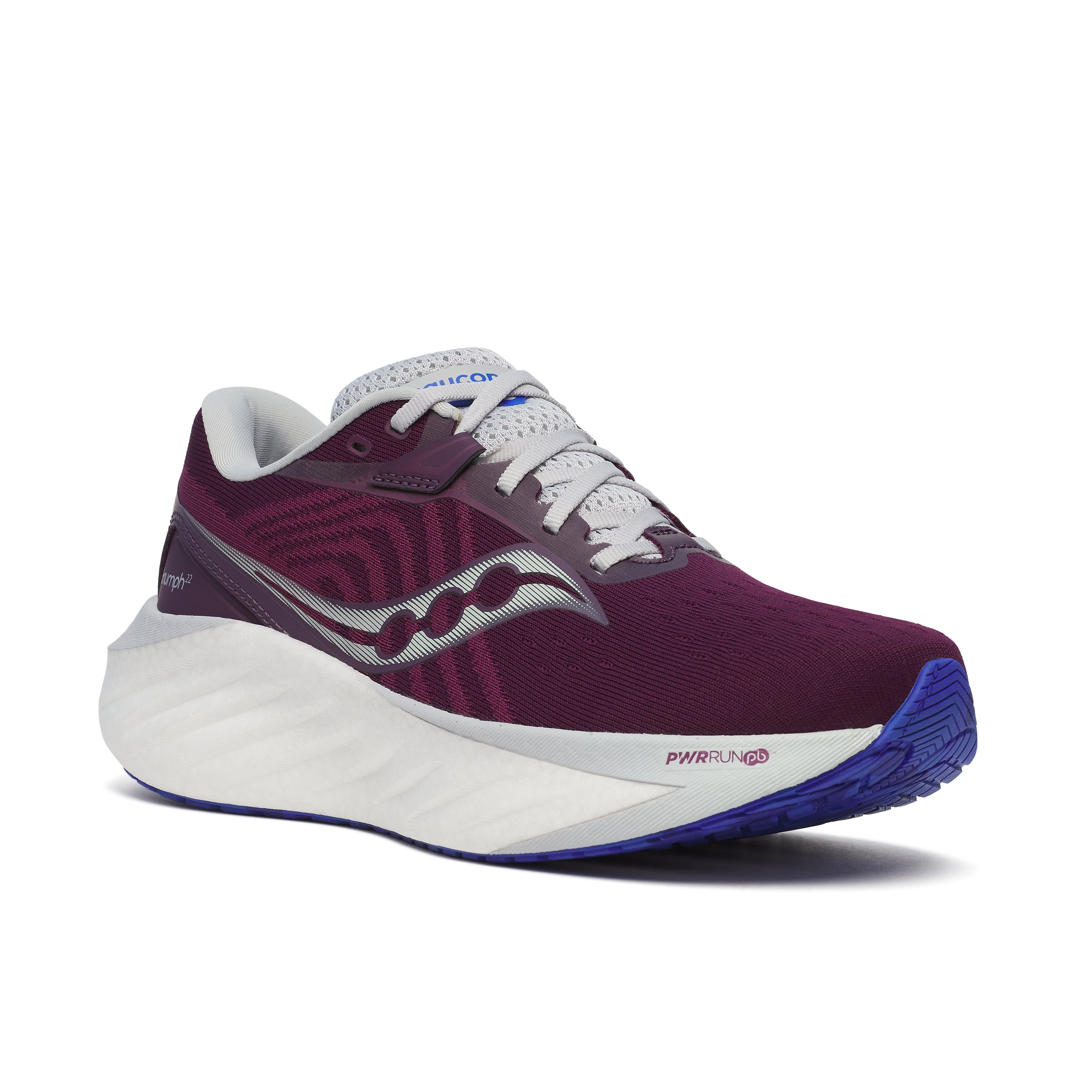 SAUCONY WOMEN'S TRIUMPH 22 - B - 241 PLUM/ROYAL 