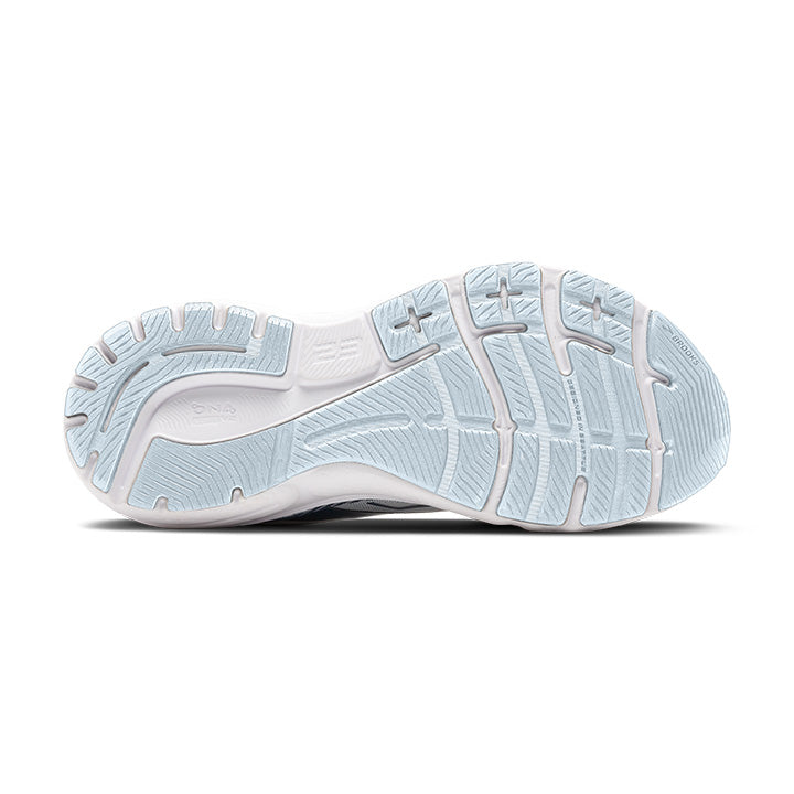 BROOKS WOMEN'S ADRENALINE 23 - B - 191 WHITE/ILLUSION BLUE 