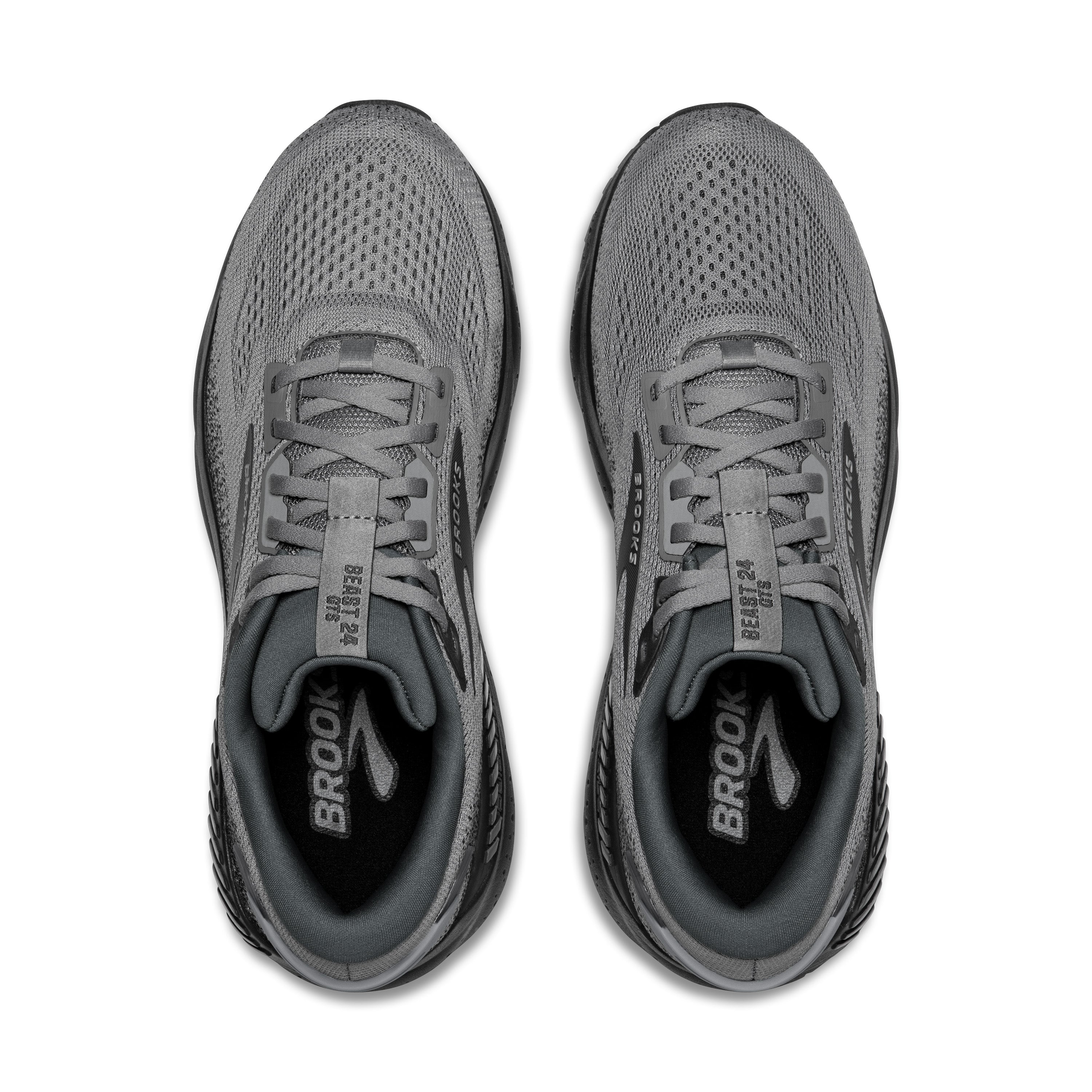 BROOKS MEN'S BEAST 24 - WIDE 2E - PRIMER GREY/EBONY