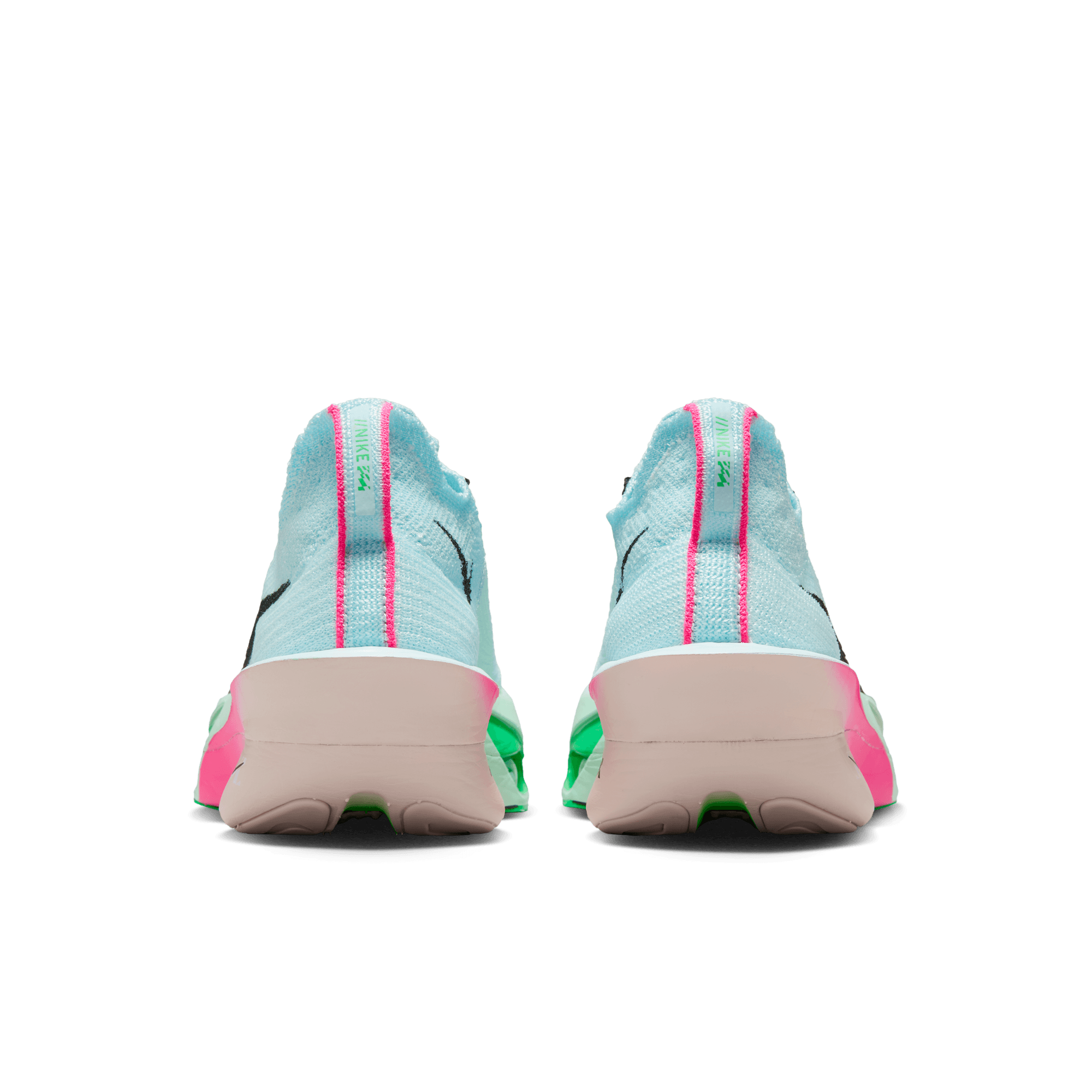 MEN'S ALPHAFLY 3 - D - 400 GLACIER BLUE/BLACK-MINT FOAM-GREEN MEN'S ALPHAFLY 3 - D - 400 GLACIER BLUE/BLACK-MINT FOAM-GREEN