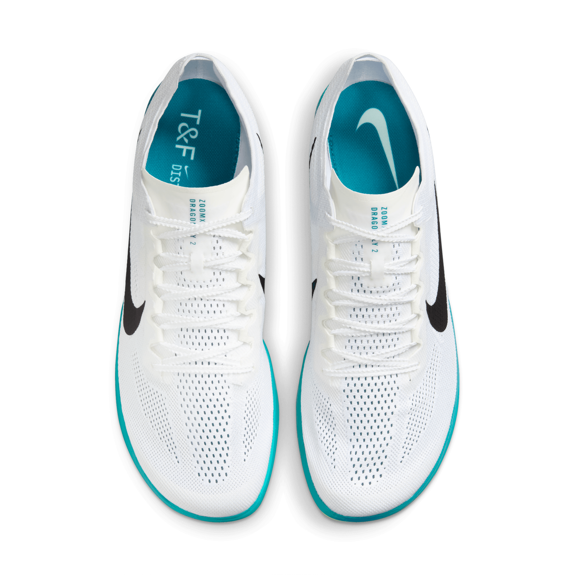 NIKE ZOOMX DRAGONFLY 2 - D - 102 WHITE/BLACK/BRIGHT SPRUCE