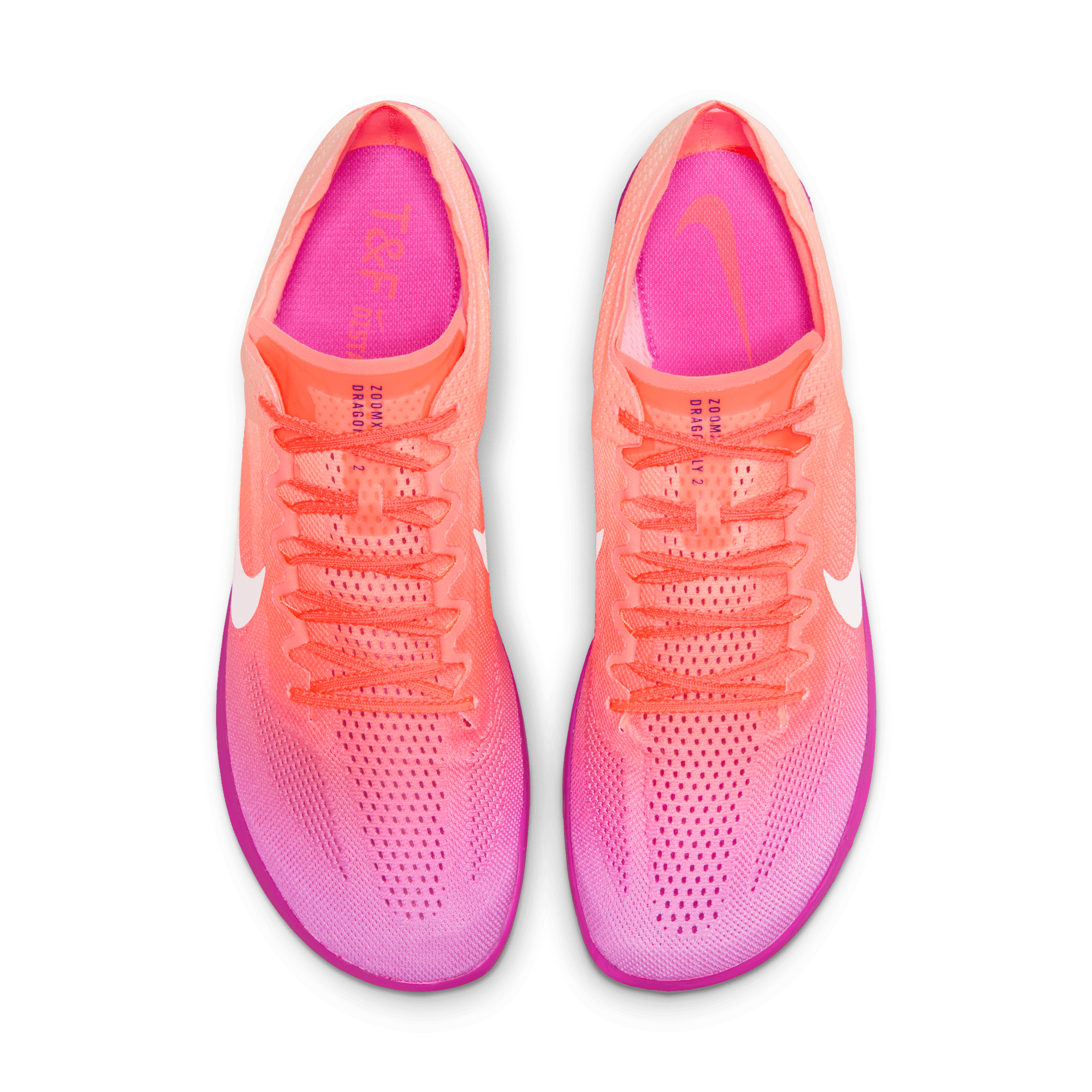 NIKE ZOOMX DRAGONFLY 2 - D - BRIGHT MANGO/WHITE