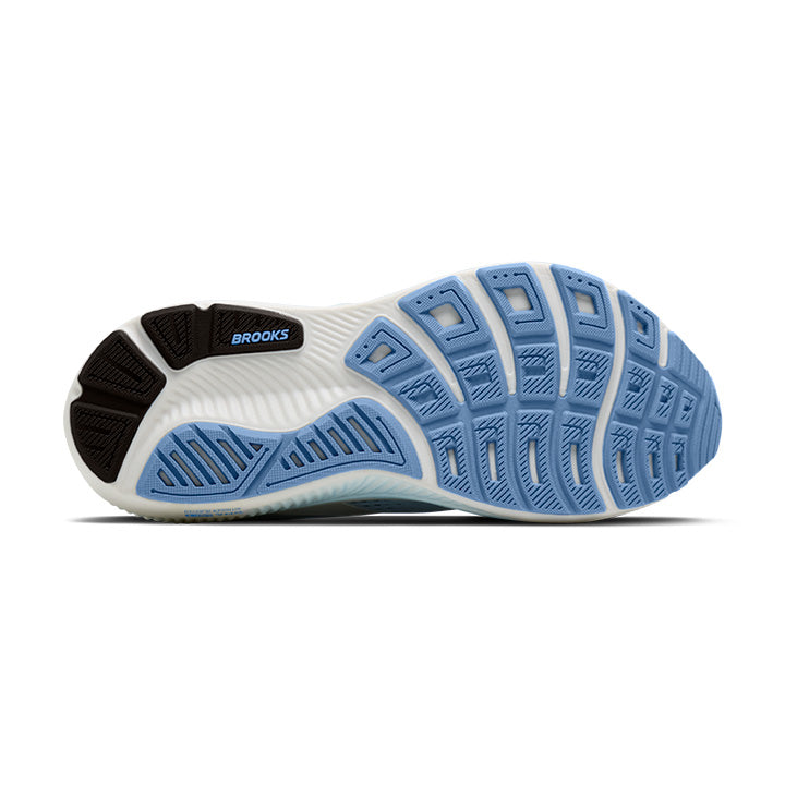 BROOKS MEN'S GHOST 18 - D - WHITE/BLACK/OPEN AIR