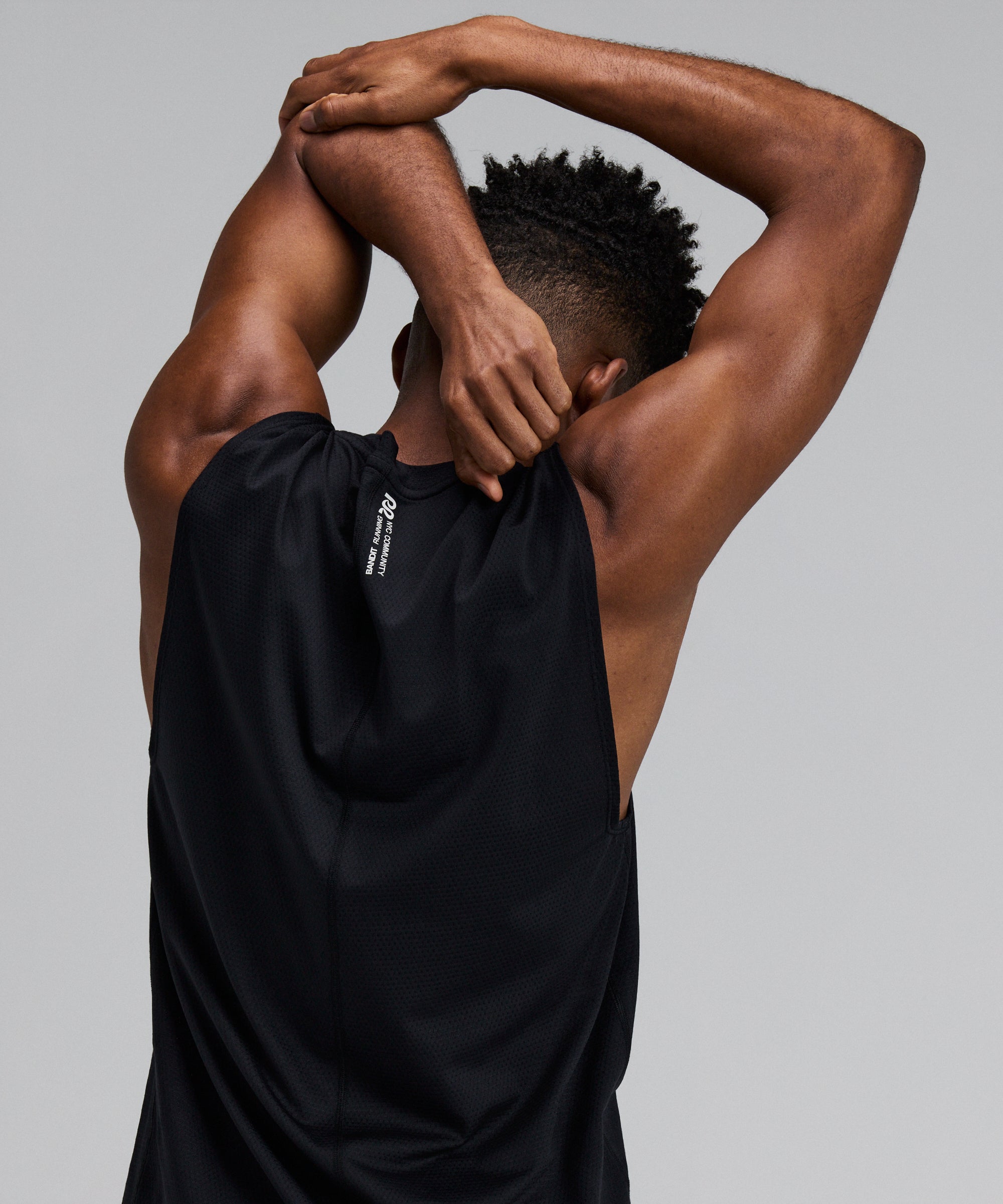 BANDIT MEN'S MICROMESH MUSCLE TANK - BLACK