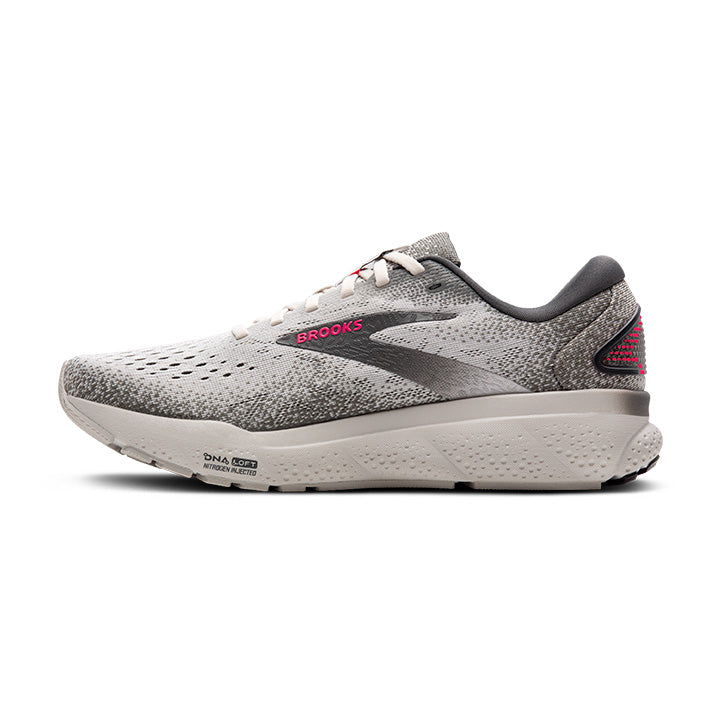 BROOKS WOMEN'S GHOST 16 - B - 006 GREY/GARGOYLE/PINK 