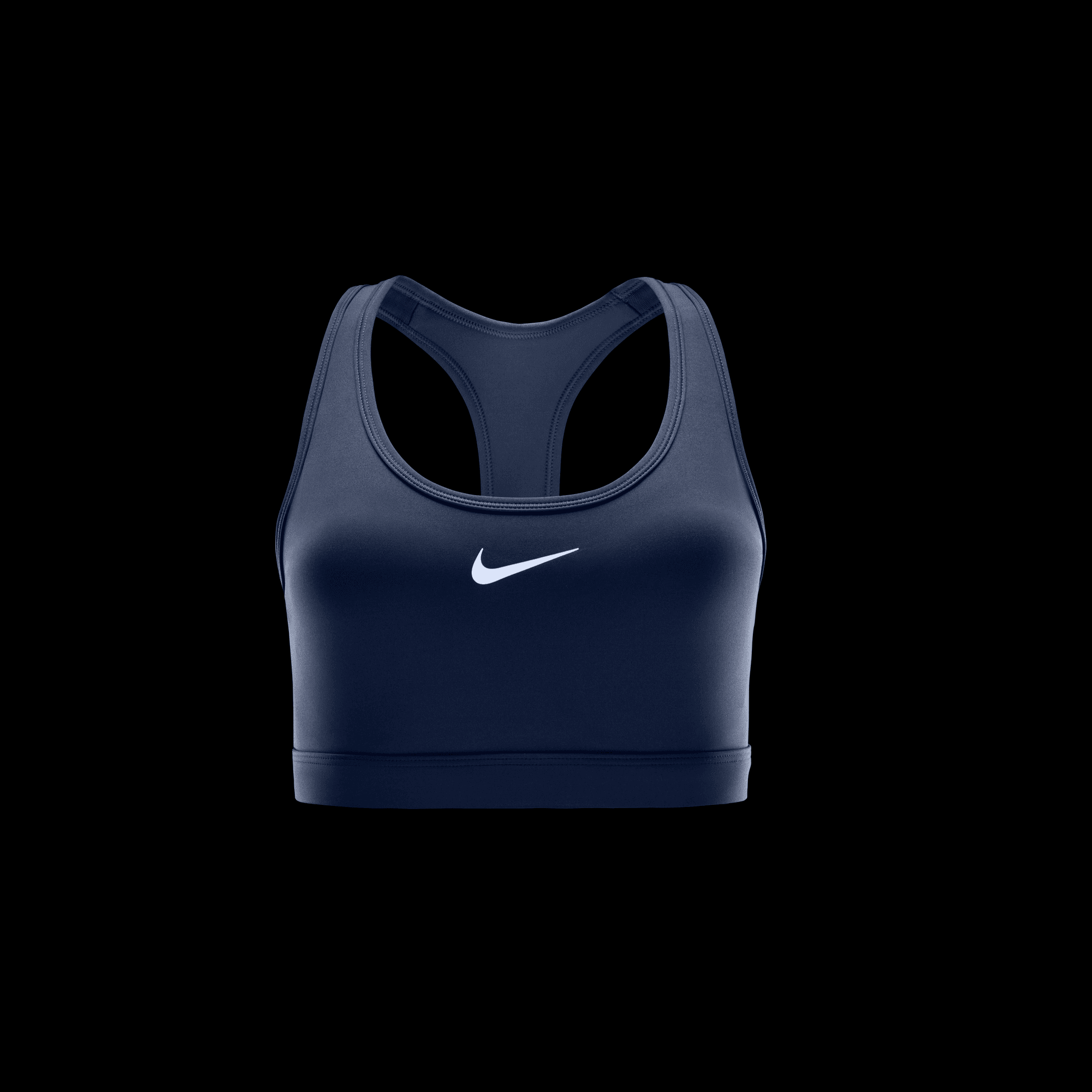 NIKE SWOOSH MEDIUM SUPPORT BRA - 478 ARMORY NAVY/WHITE 