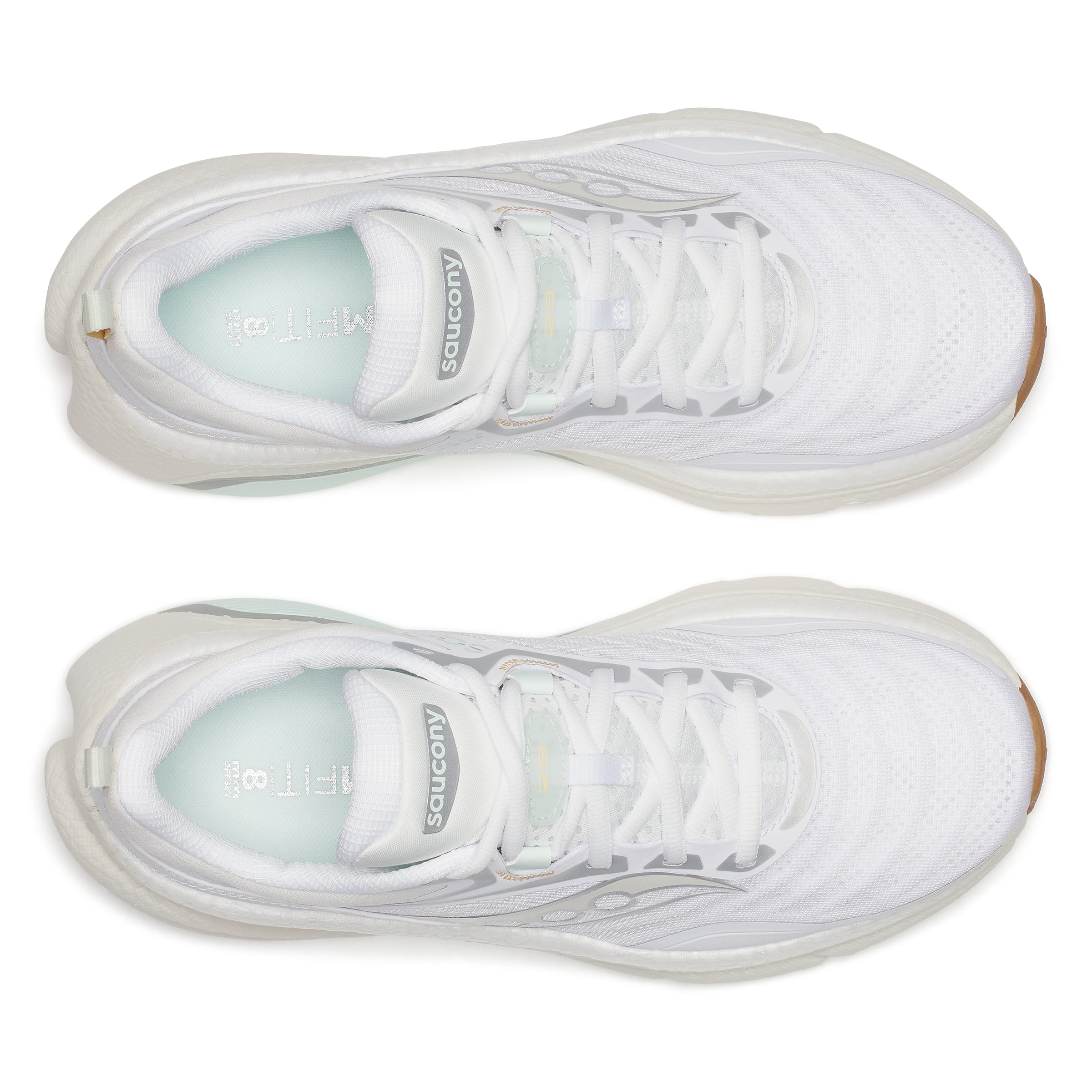 SAUCONY WOMEN'S OMNI ST 23 - B - WHITE/ONYX