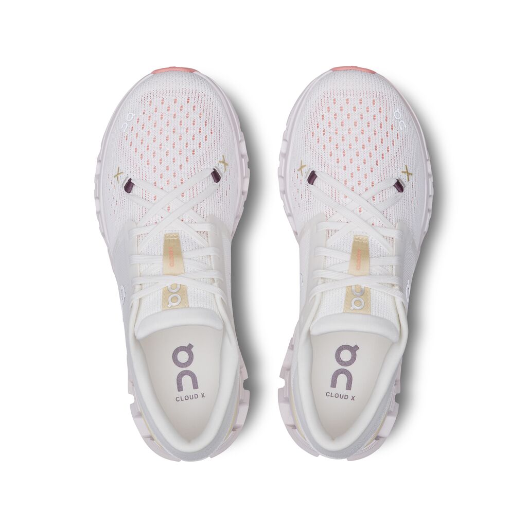 ON RUNNING WOMEN'S CLOUD X 4 - B - IVORY/SAND 