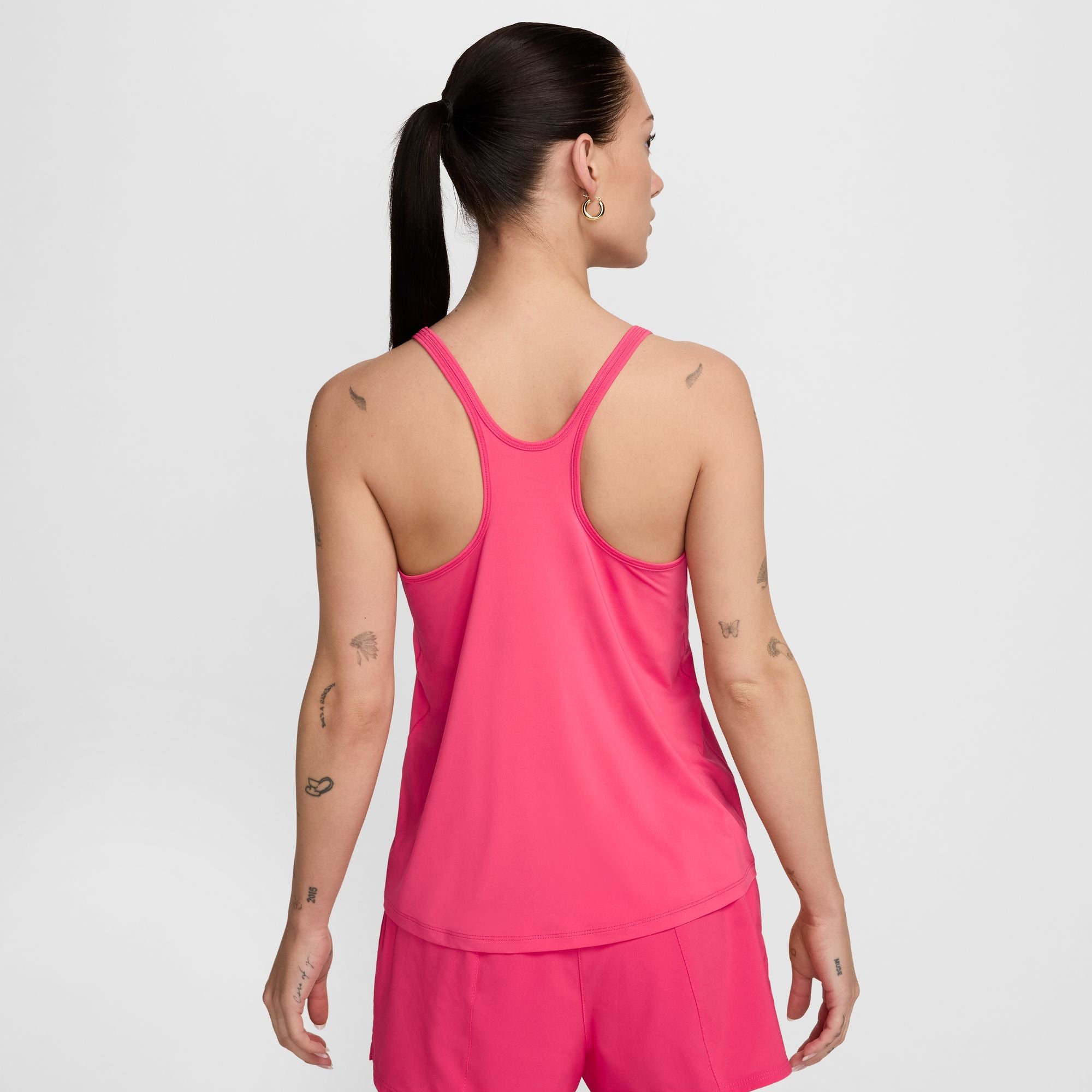 NIKE WOMEN'S ONE CLASSIC STRAPPY TANK - 629 ASTER PINK 