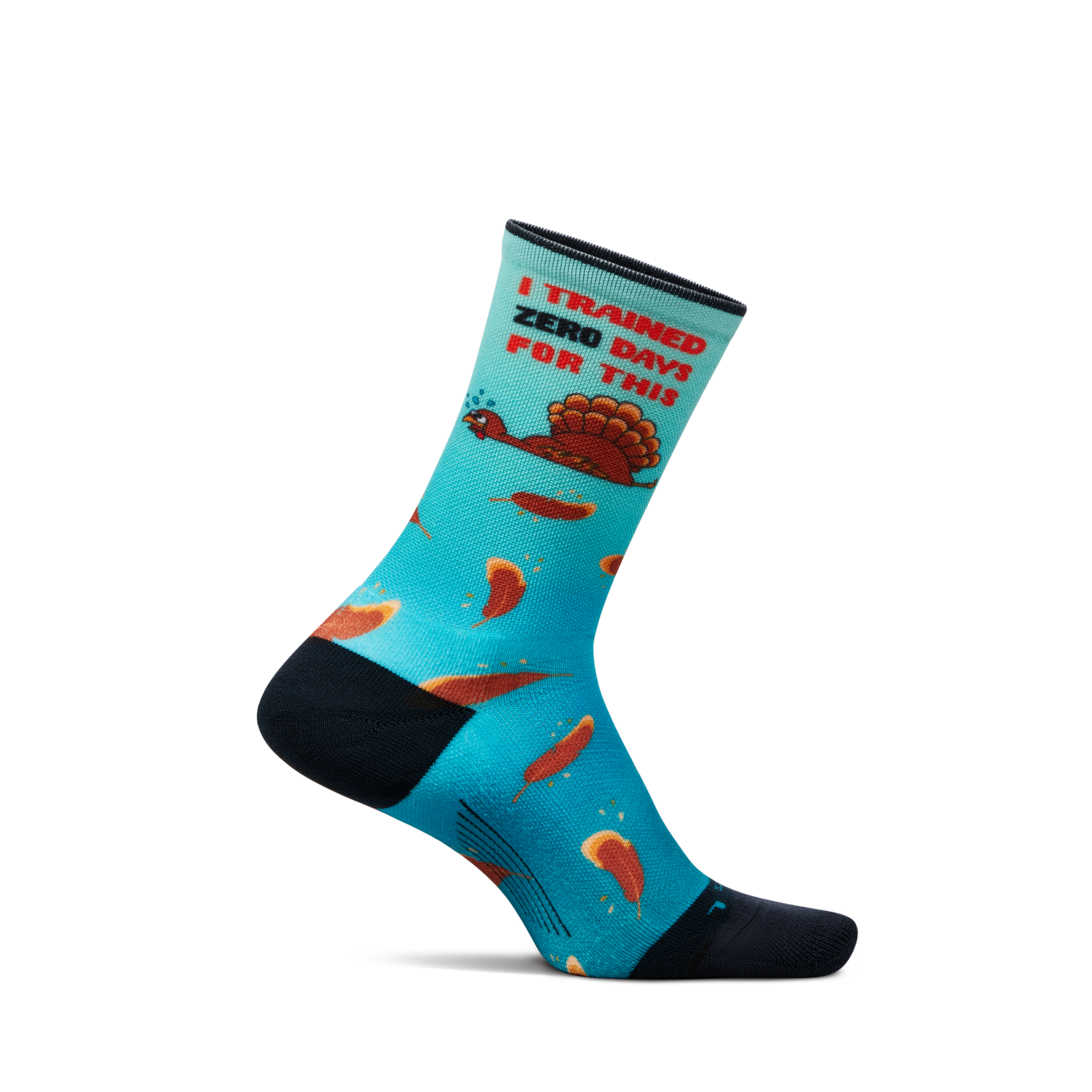 FEETURES ELITE LIGHT CUSHION MINI CREW - TROTTED OUT TEAL 