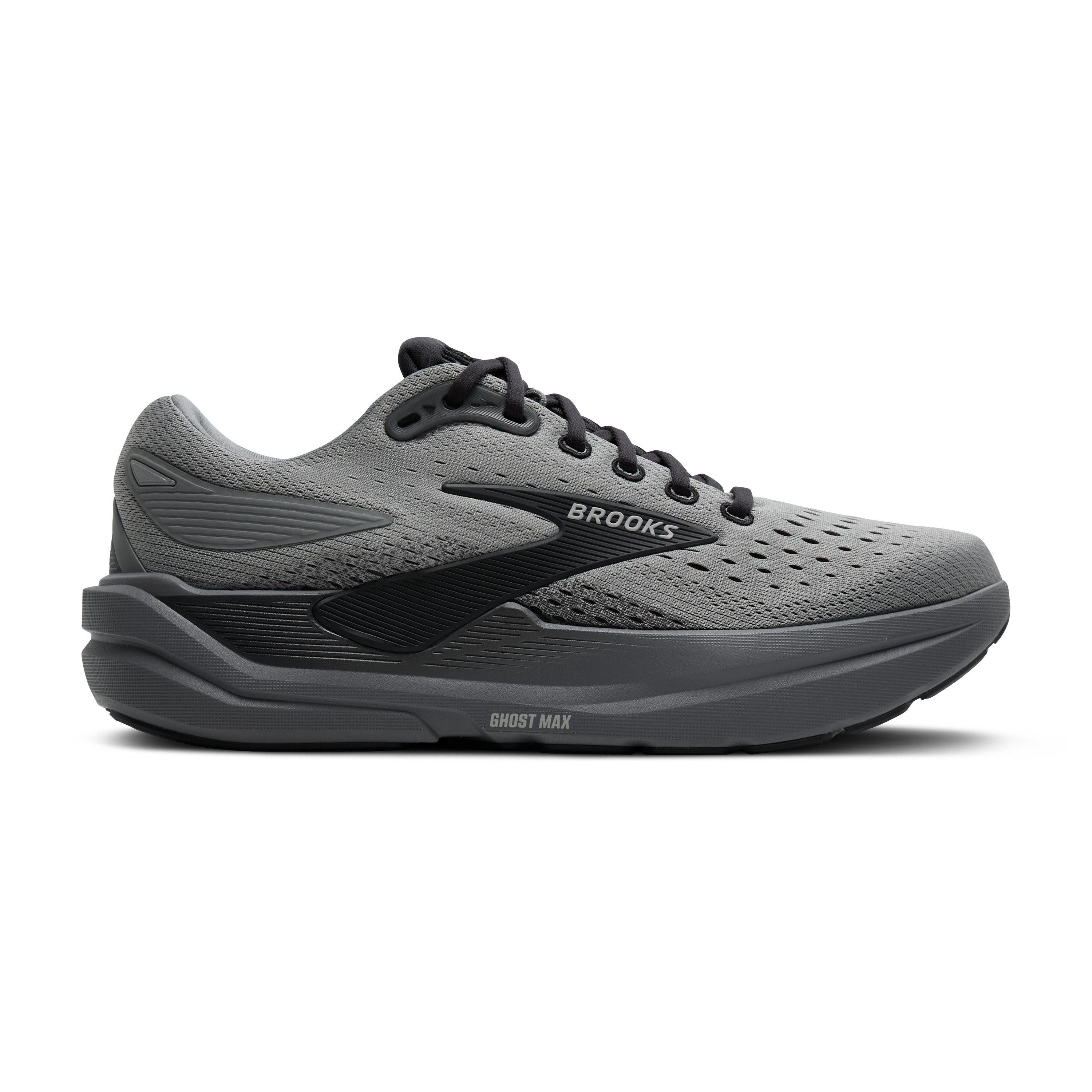 BROOKS MEN'S GHOST MAX 3 - X-WIDE 4E - PRIMER GREY/EBONY - SIZE 10.5