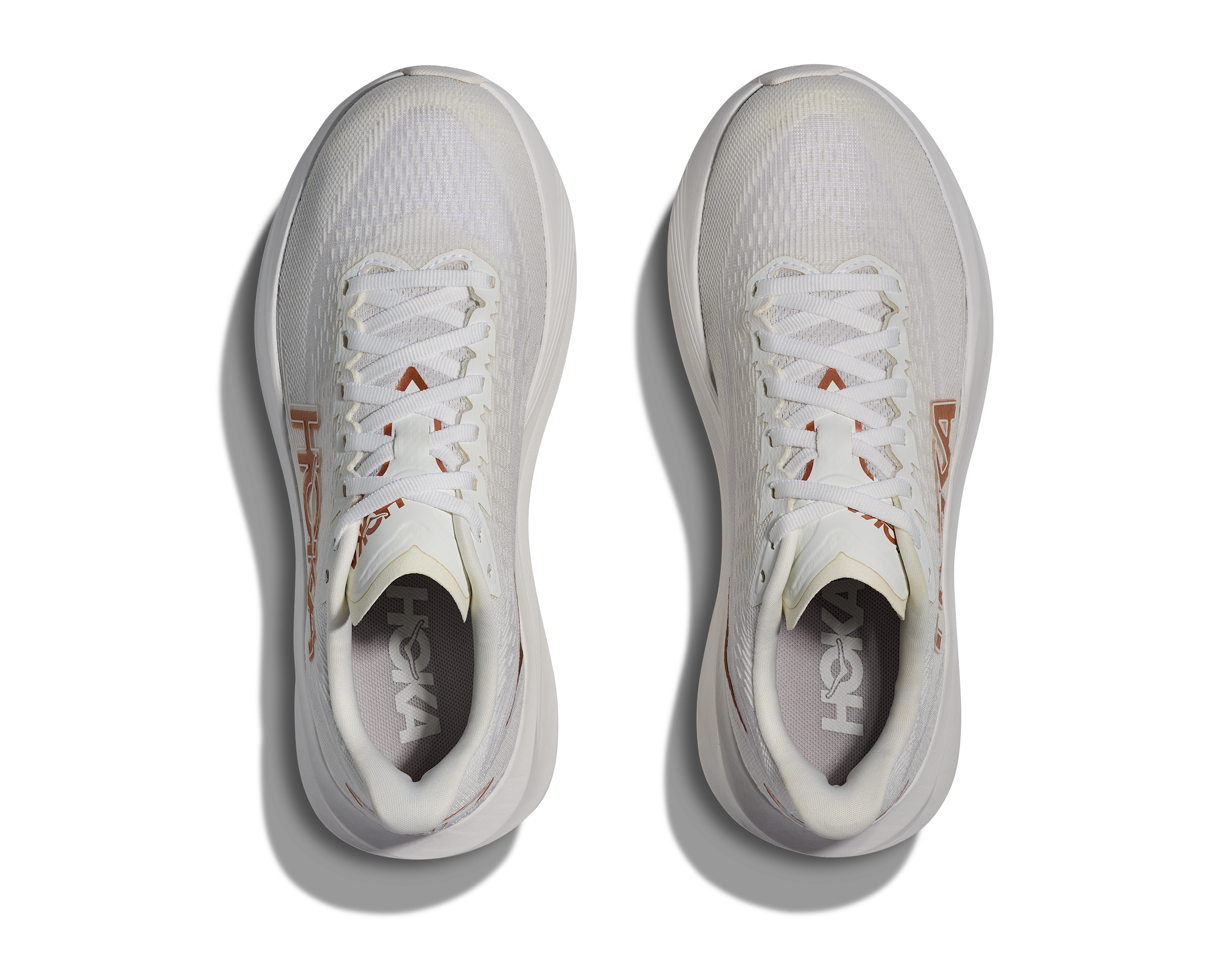 HOKA WOMEN'S MACH 7 - B - FROST/ROSE GOLD