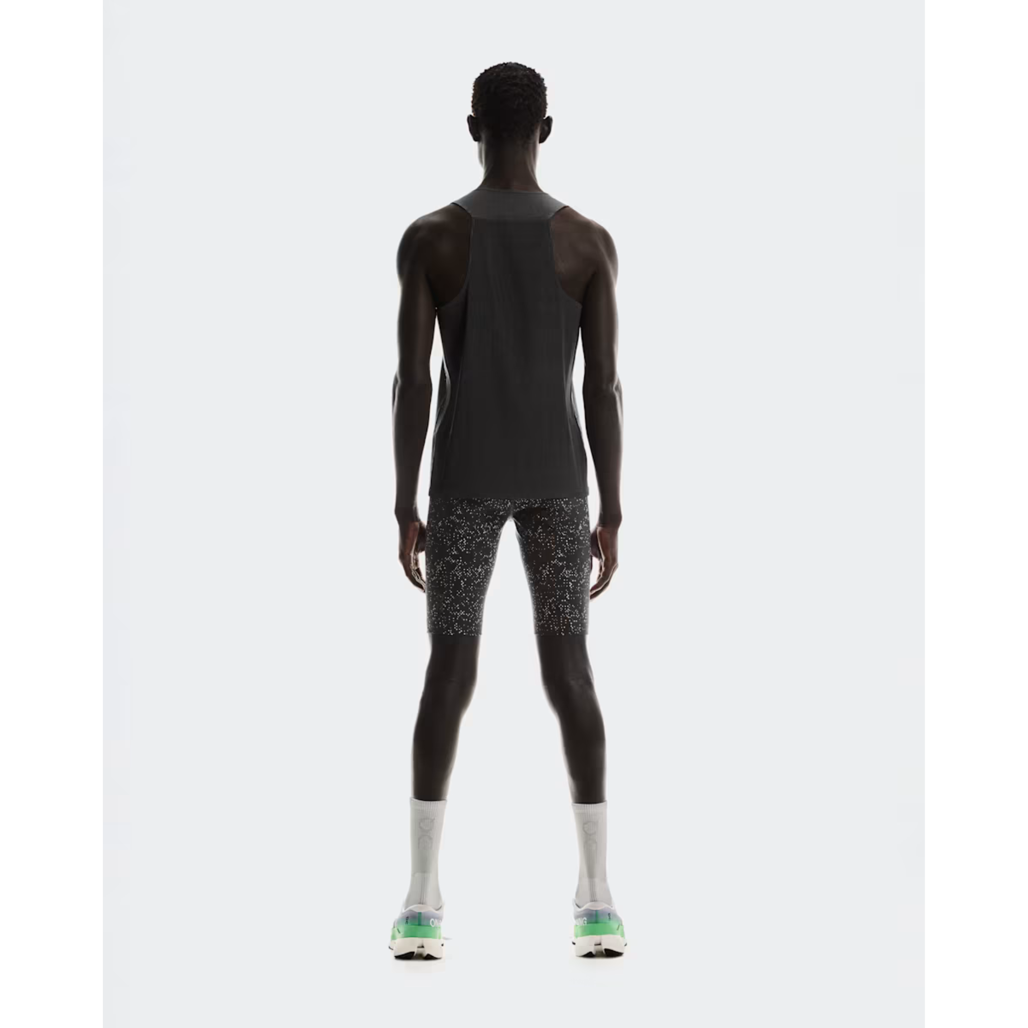 ON RUNNING MEN'S RACE SINGLET - IRON