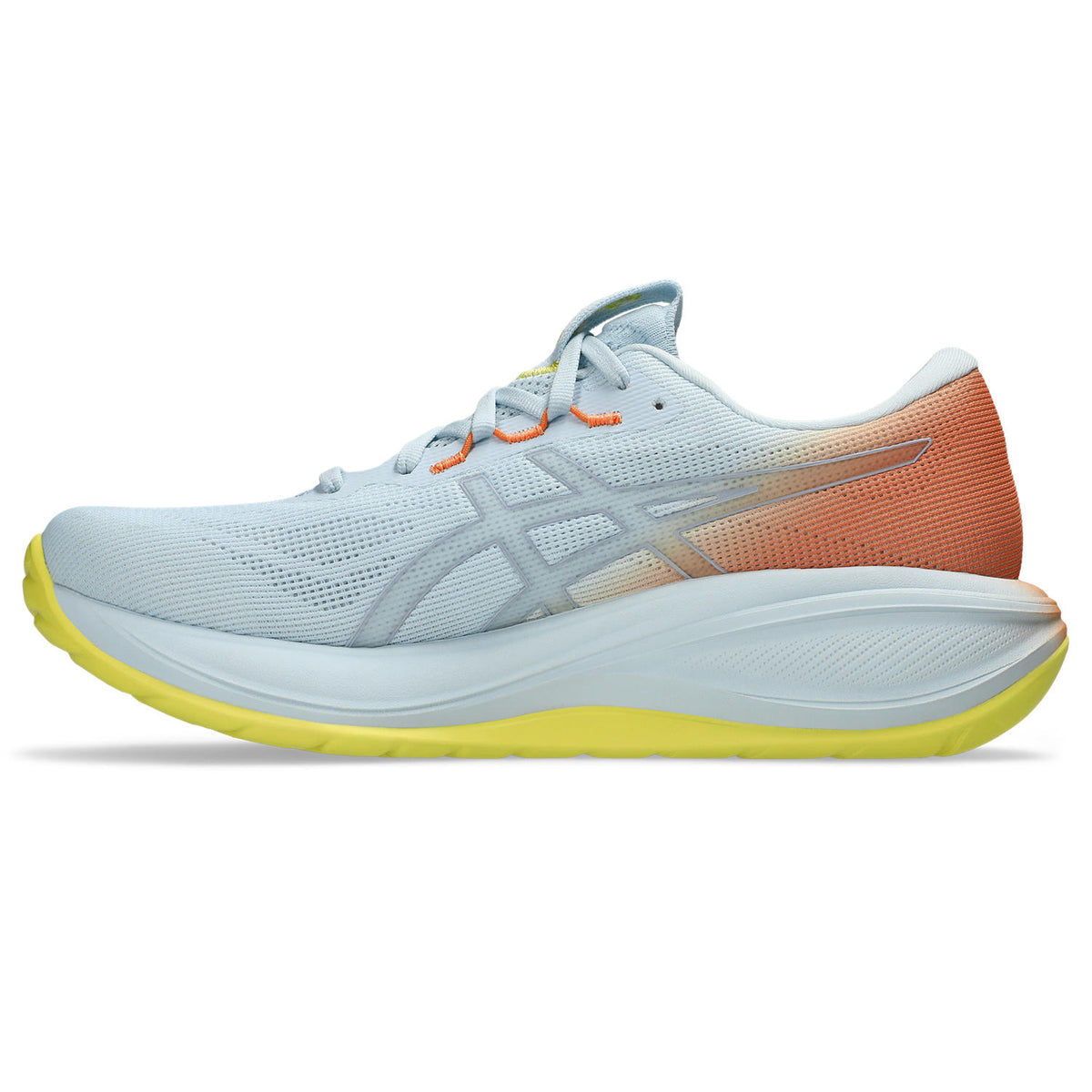 ASICS MEN'S CUMULUS 28 SUNNY SIZZLE - SKY/SUN PEACH