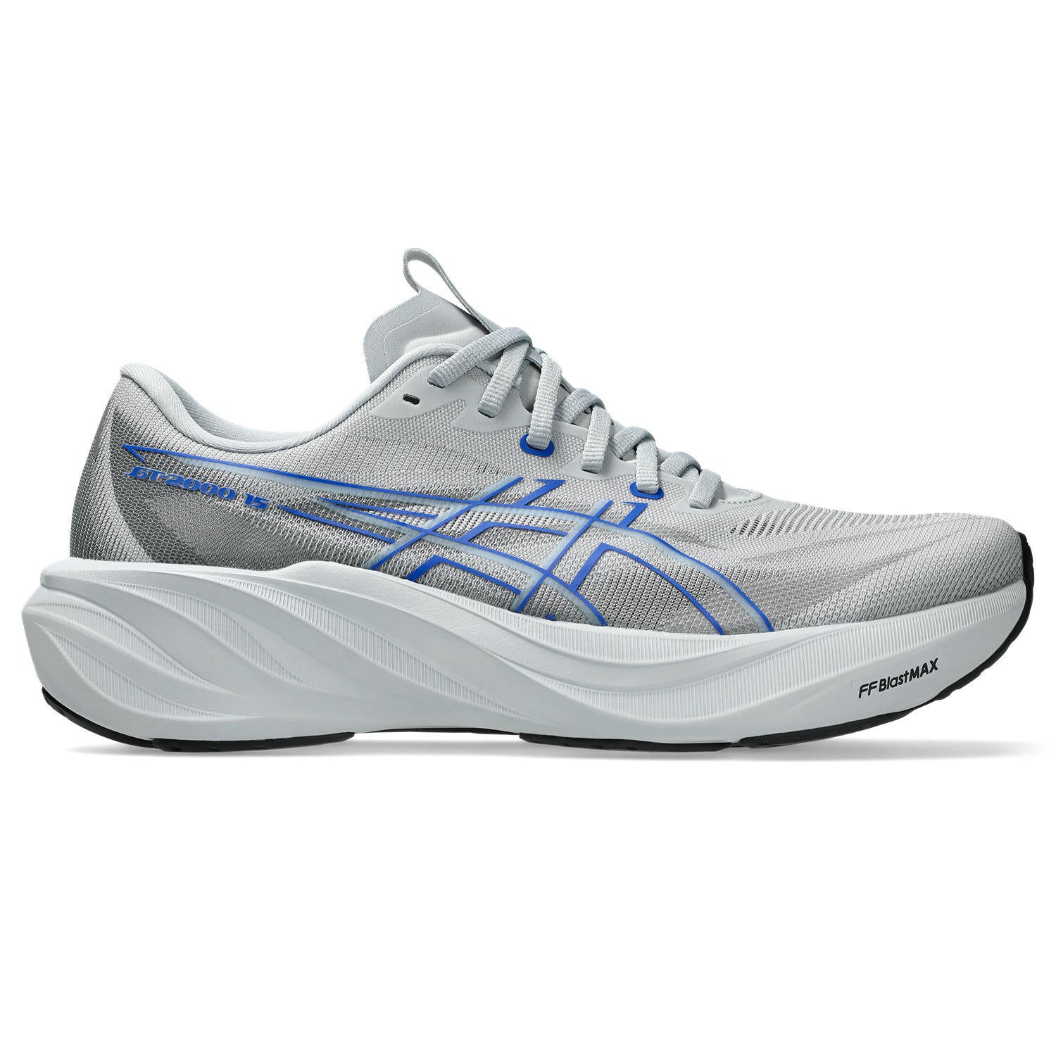 ASICS MEN'S GT 2000 15 020 PIEDMONT GREY/NEON BLUE