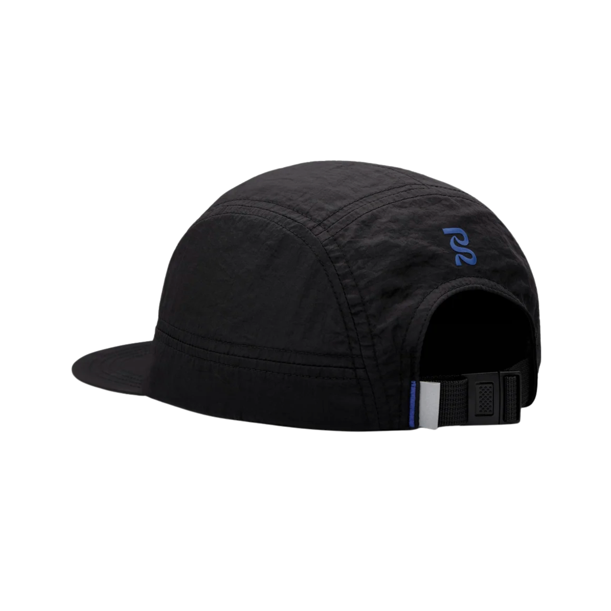 RUN HAT WITH BLURRED LOGO - BLACK/BAUHAUS BLUE