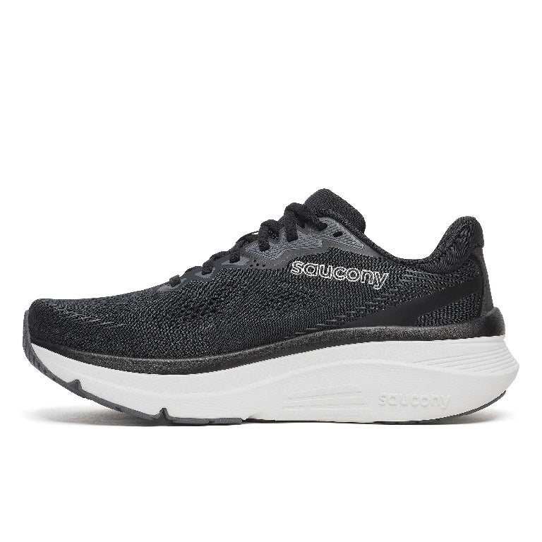 SAUCONY MEN'S GUIDE 19 - D - BLACK/SILVER