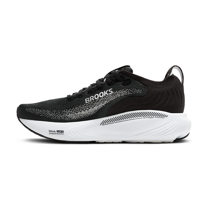 BROOKS MEN'S ADRENALINE GTS 25 - X-WIDE 4E - BLACK/GREY/WHITE