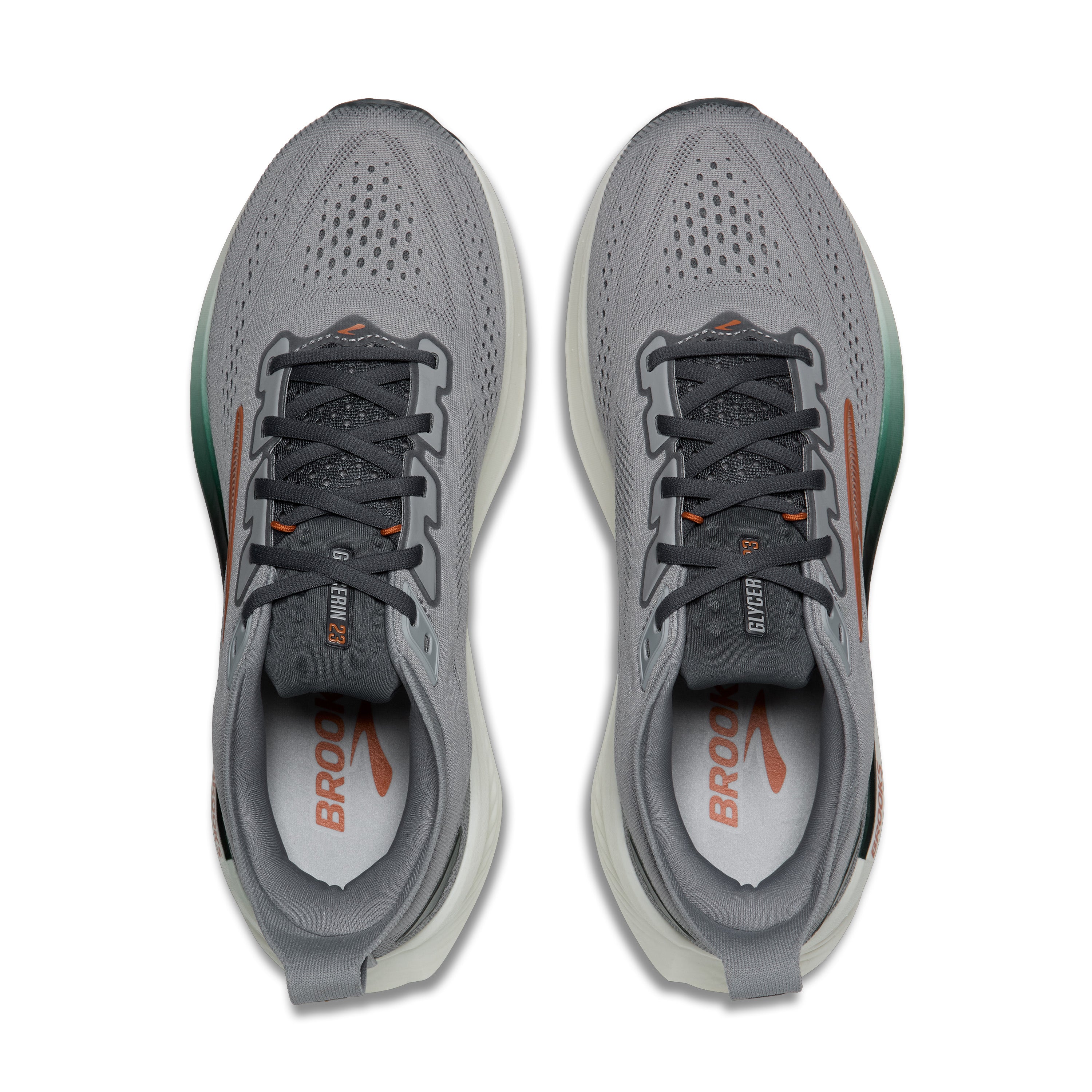 BROOKS MEN'S GLYCERIN 23 - D - WEATHERVANE