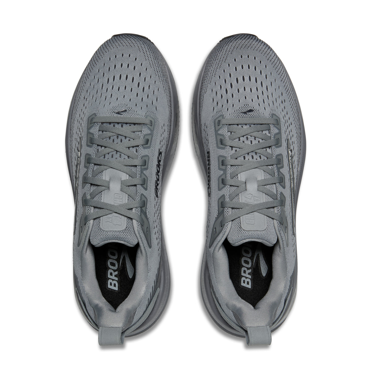 BROOKS MEN'S GHOST MAX 4 - GREY/GREY/EBONY