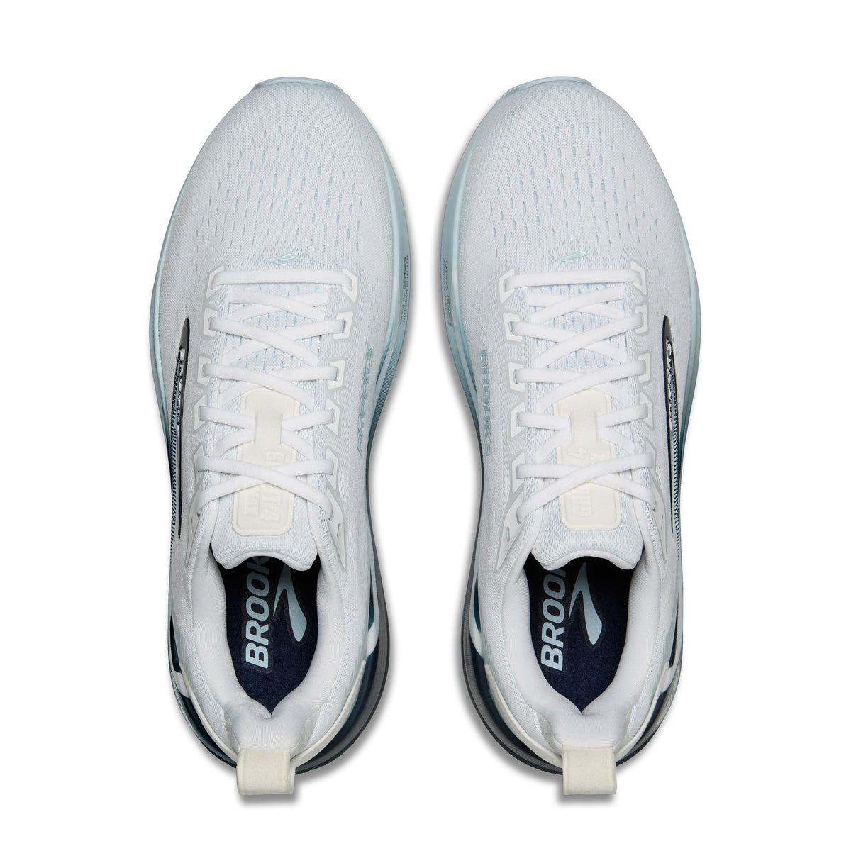 BROOKS MEN'S GHOST MAX 4 - WHITE/NAVY/BLUE