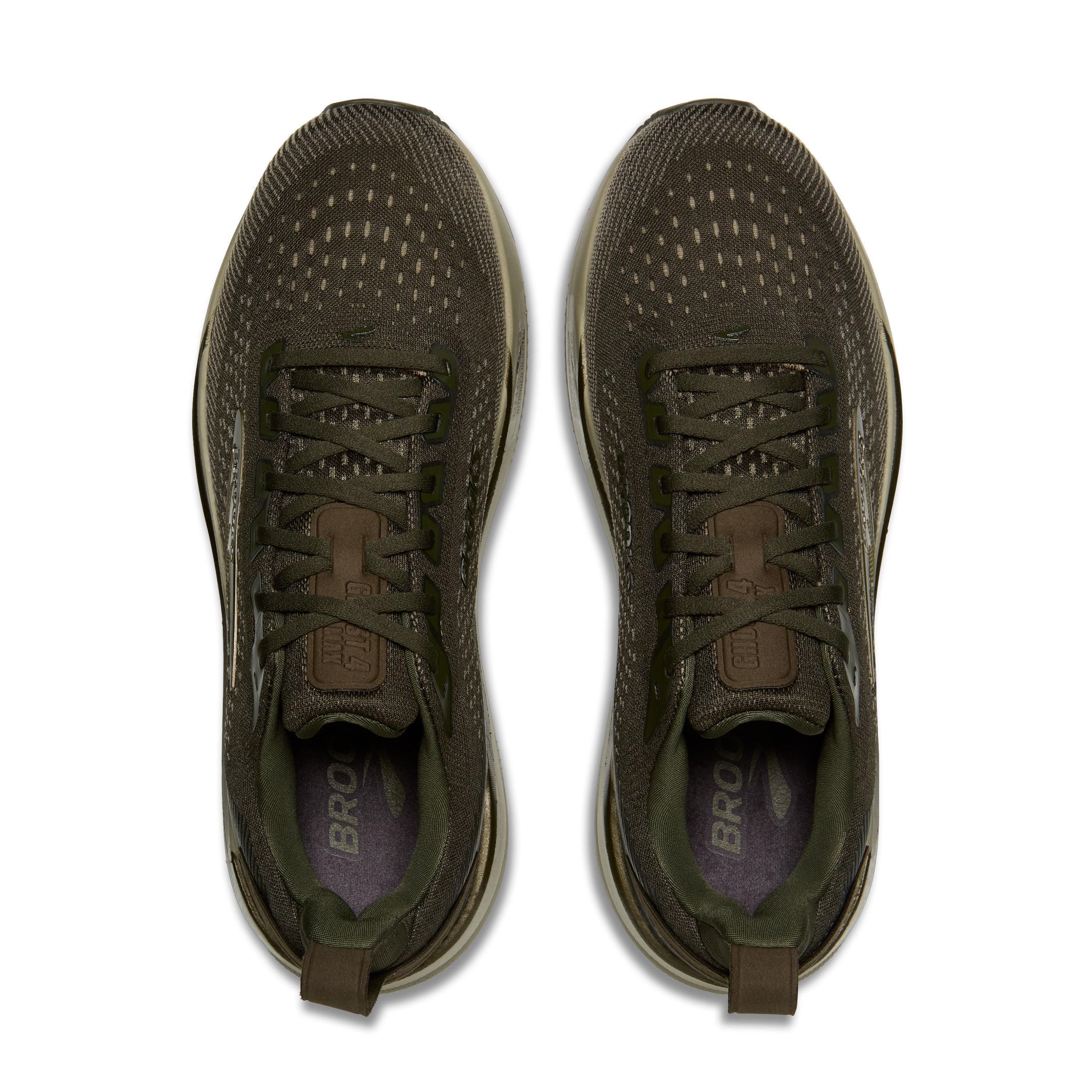BROOKS MEN'S GHOST MAX 4 - D - FOREST/NIGHT
