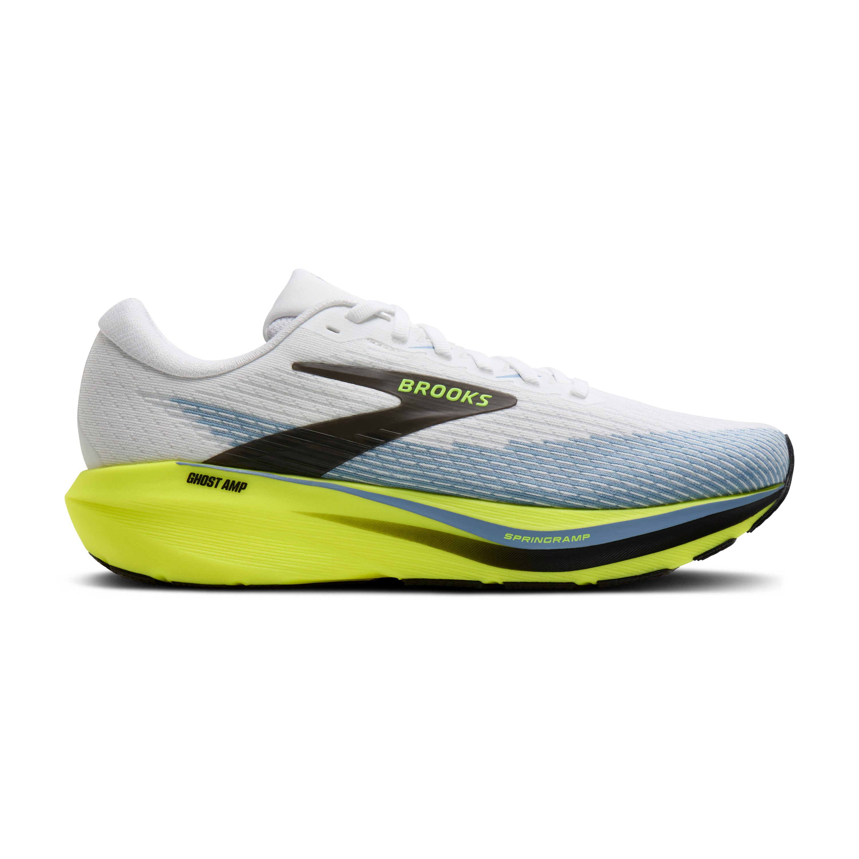 BROOKS MEN'S GHOST AMP 130 White/Blue/Nightlife