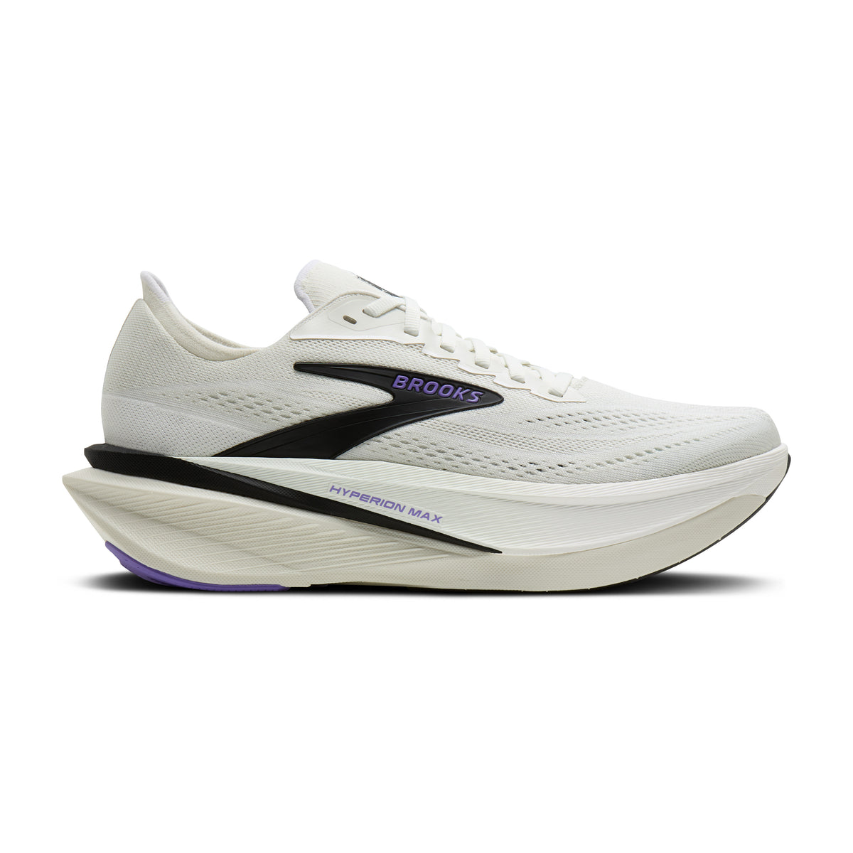 BROOKS MEN'S HYPERION MAX 4 - GREY/BLACK/PURPLE 059 GREY/BLACK/PURPLE