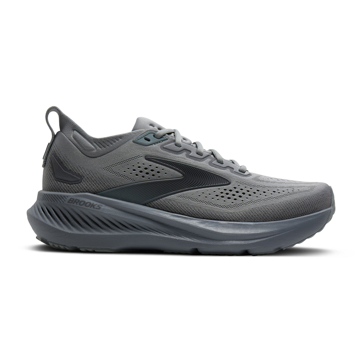 BROOKS MEN'S GYLCERIN GTS 23 - D - GREY/BLACKENED PEARL GREY/BLACKENED PEARL/BLACK