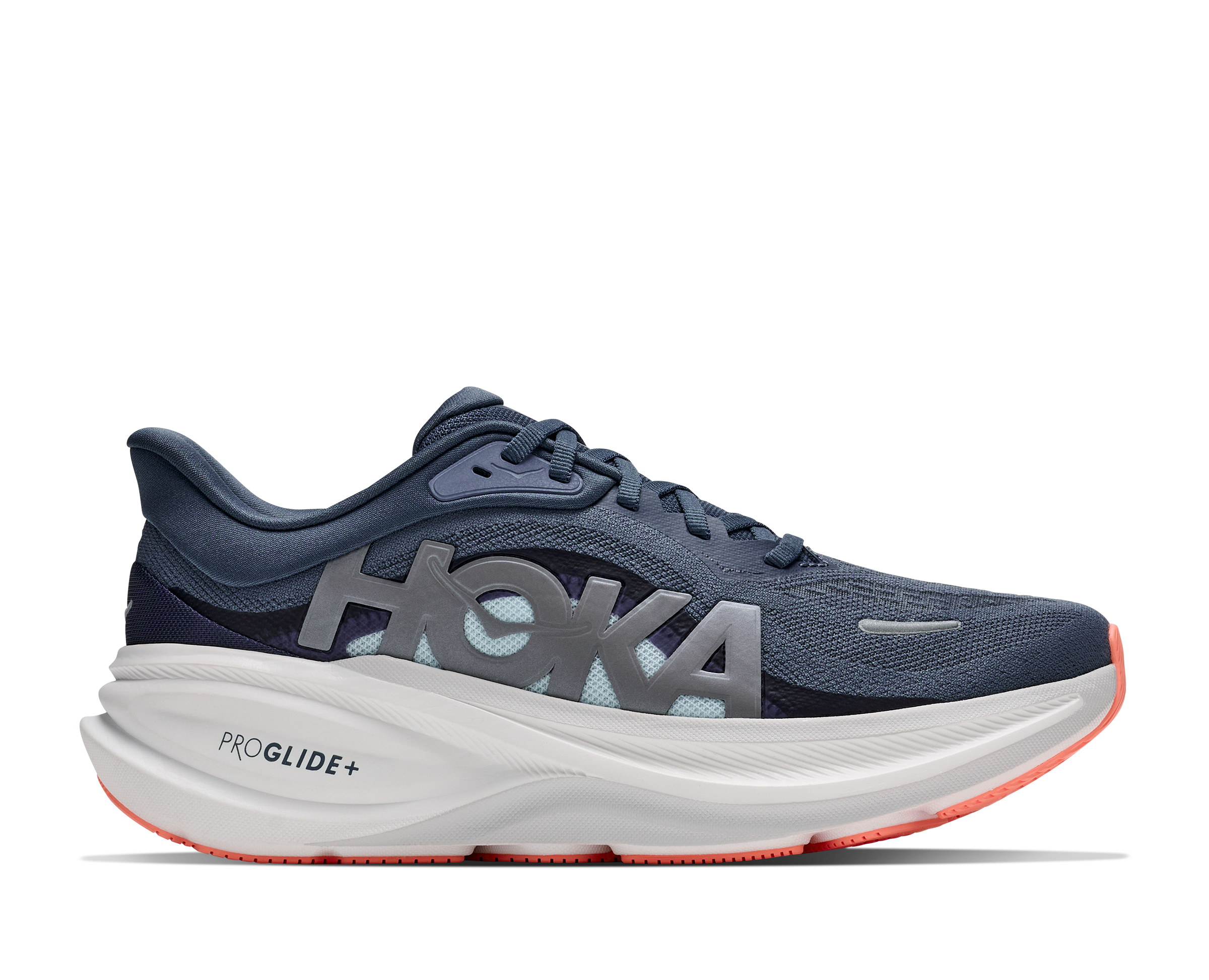HOKA WOMEN'S CLIFTON PRO - FADED NAVY/GLIMMERING BLUE FYGL FADED NAVY/GLIMMERING BLUE