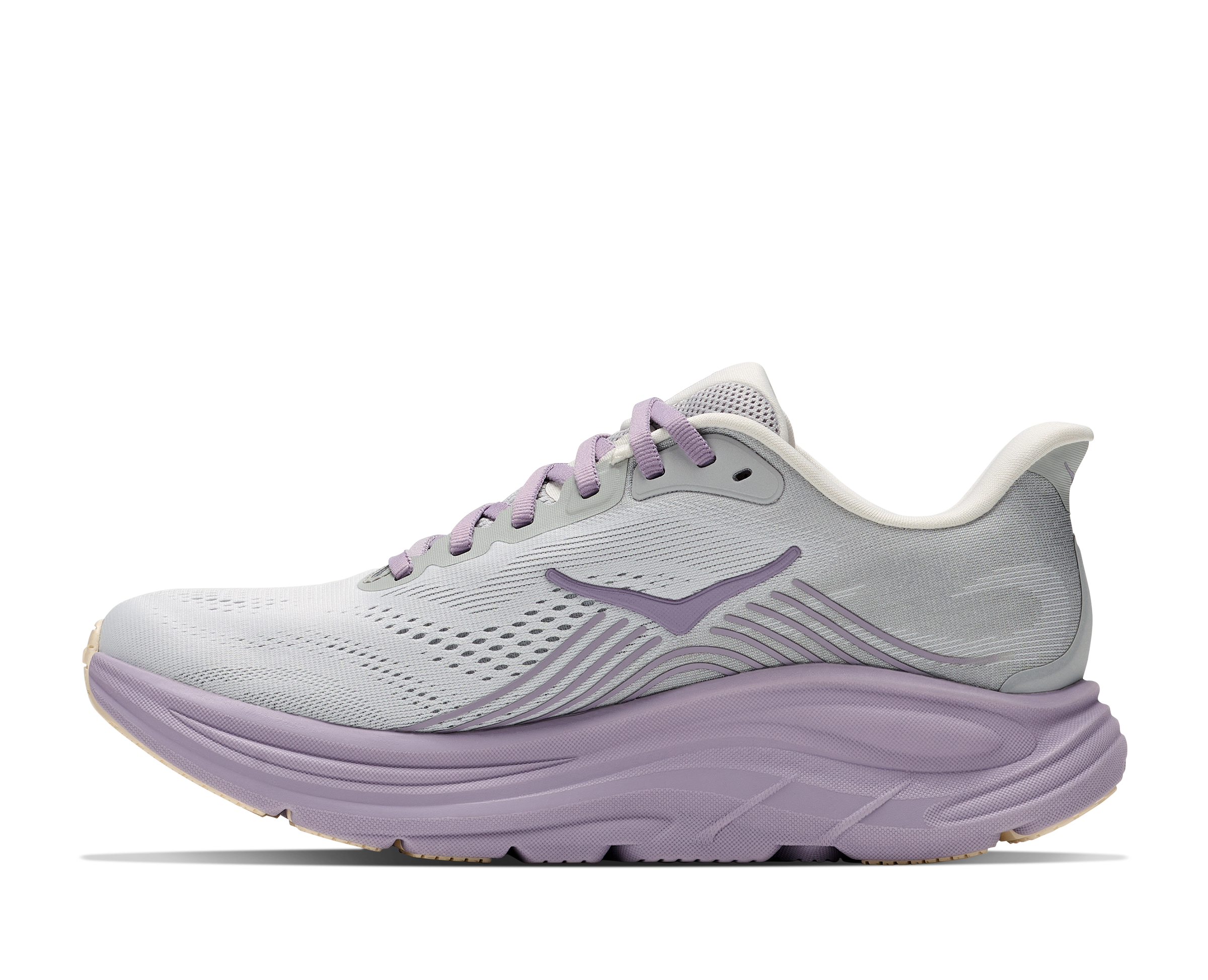 HOKA WOMEN'S CLIFTON 11 - STARDUST/MELLOW LILAC