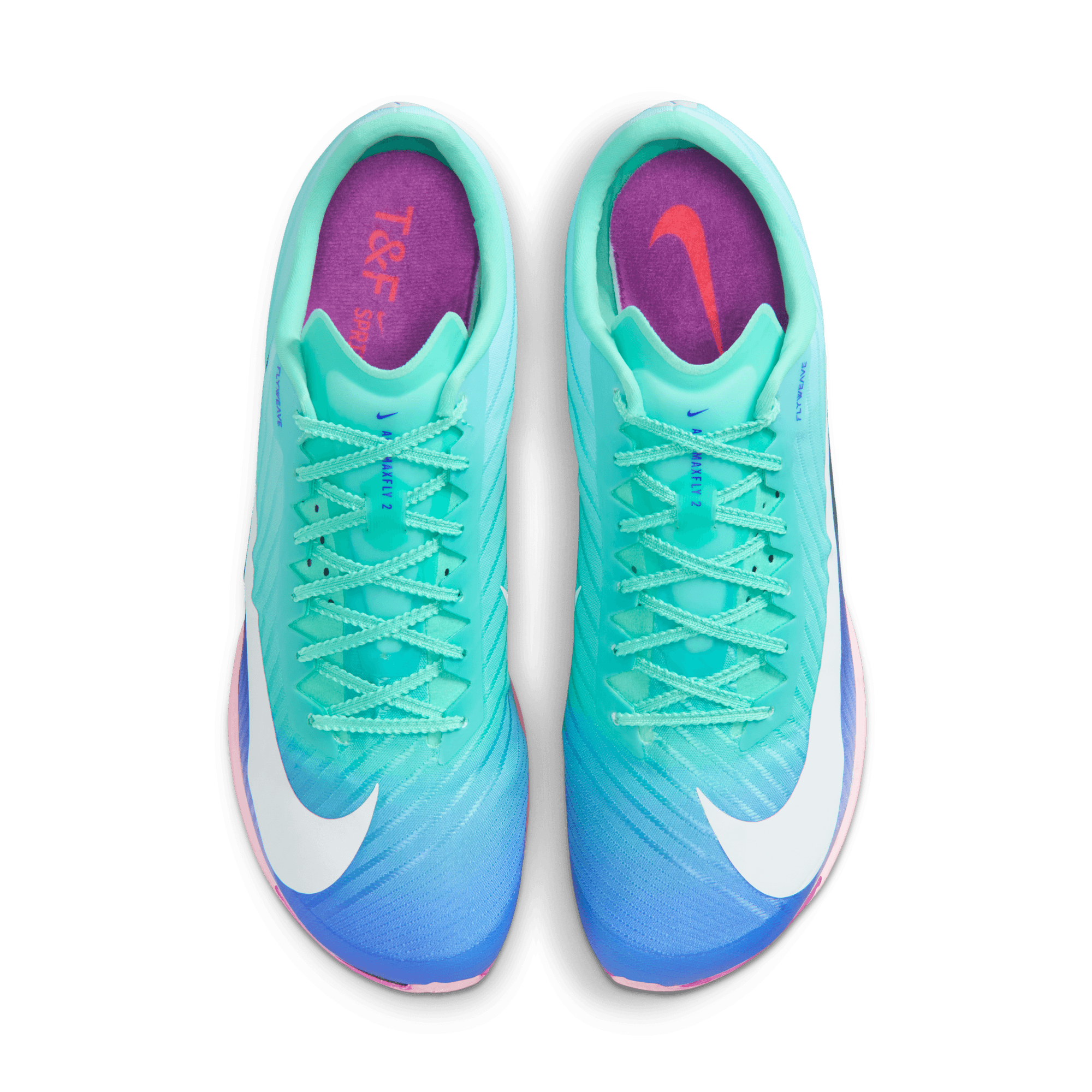 NIKE AIR ZOOM MAXFLY 2 RSG - D - HYPER TURQUOISE/WHITE