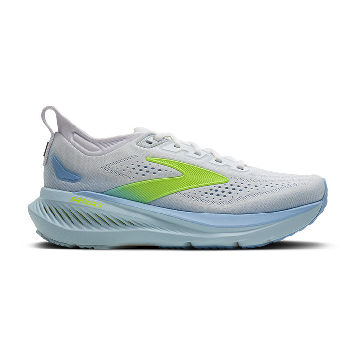 BROOKS WOMEN'S GLYCERIN 23 - B - WHITE/OPEN AIR 157 WHITE/OPEN AIR/NIGHTLIFE