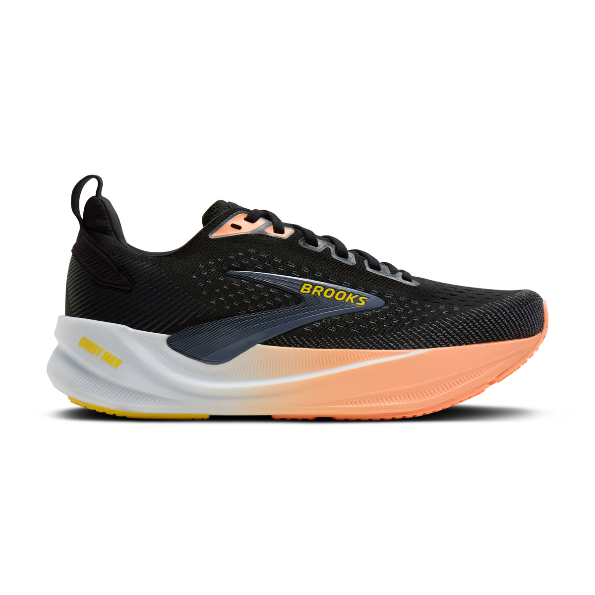 BROOKS WOMEN'S GHOST MAX 4 - BLACK/FOLK STONE 026 BLACK/FOLK STONE