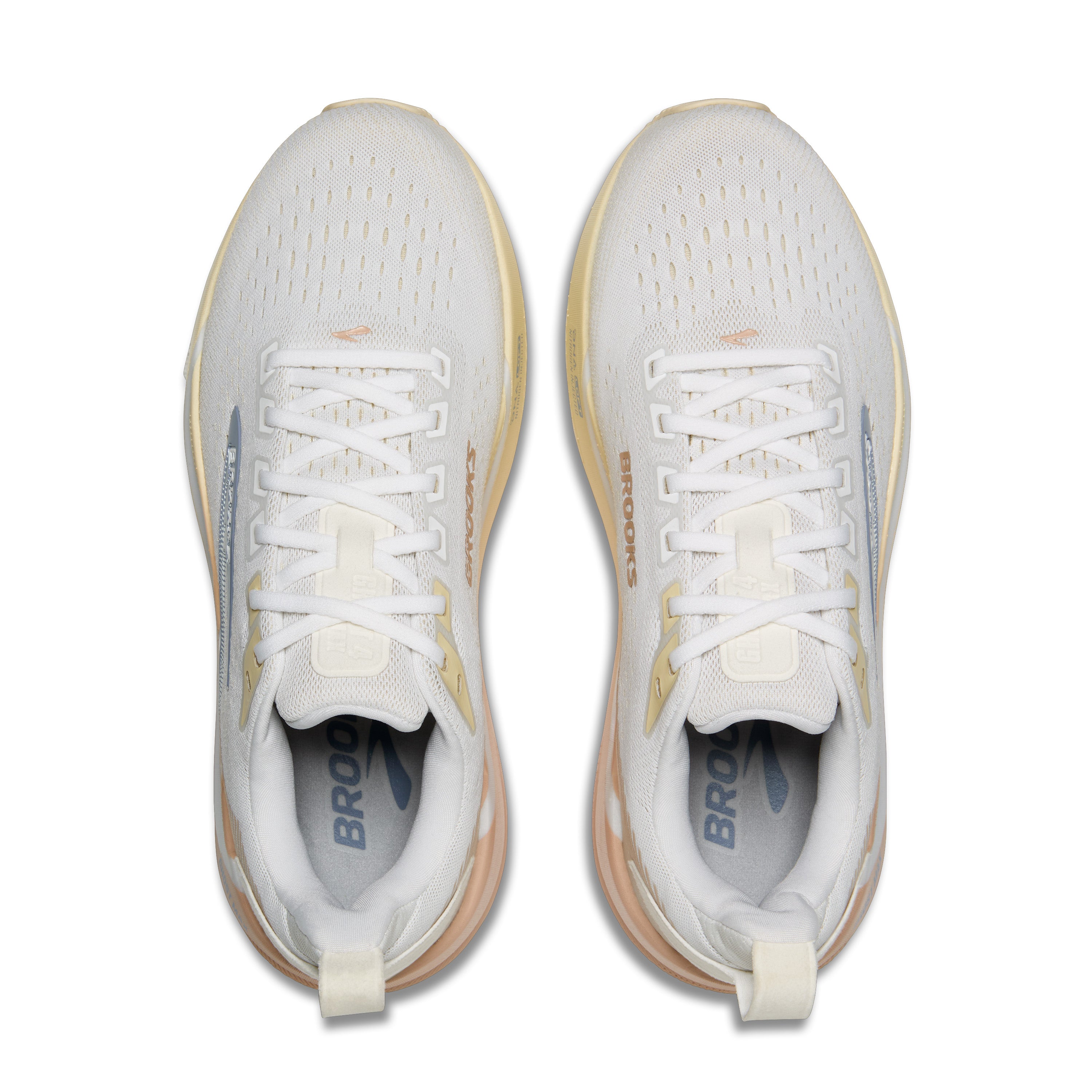 BROOKS WOMEN'S GHOST MAX 4 - WIDE - WHITE/ROSE
