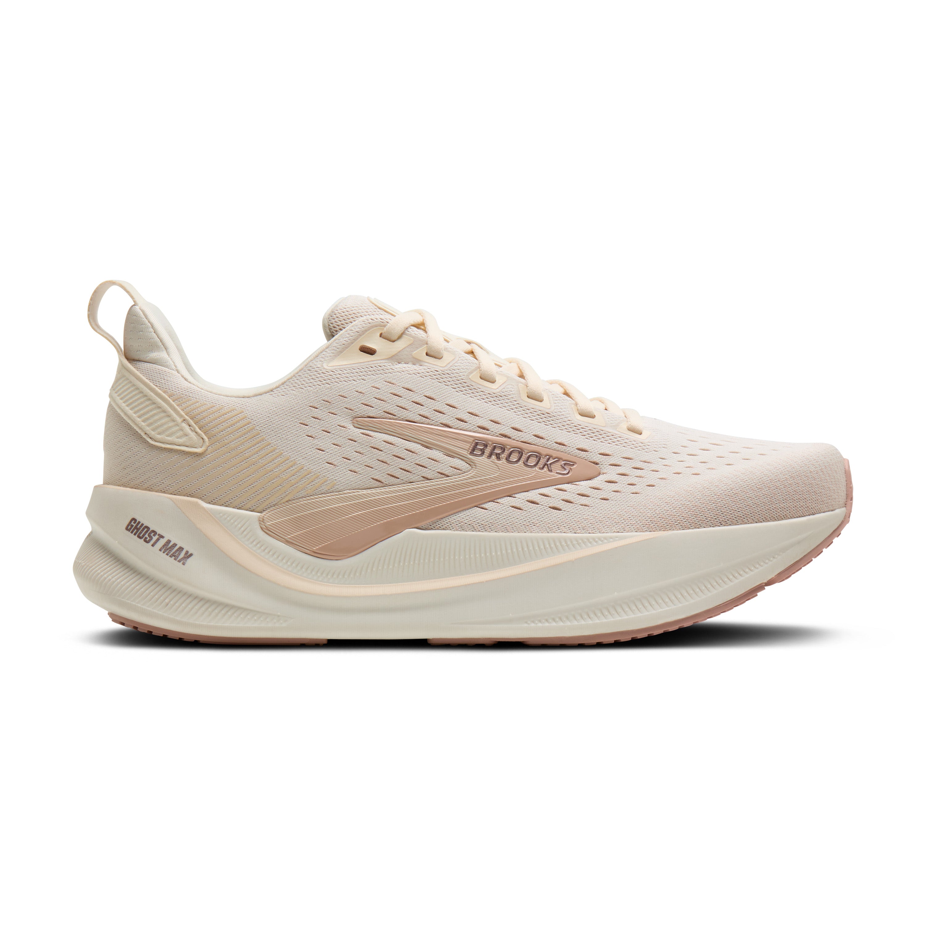 BROOKS WOMEN'S GHOST MAX 4 - B - ARCTIC WOLF/ROSE ARCTICWOLF/ROSE