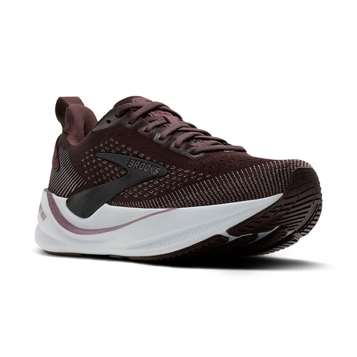 BROOKS WOMEN'S GHOST MAX 4 - B - RAISIN/PURPLE