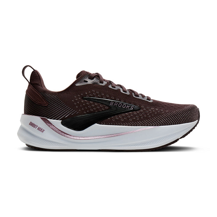 BROOKS WOMEN'S GHOST MAX 4 - B - RAISIN/PURPLE