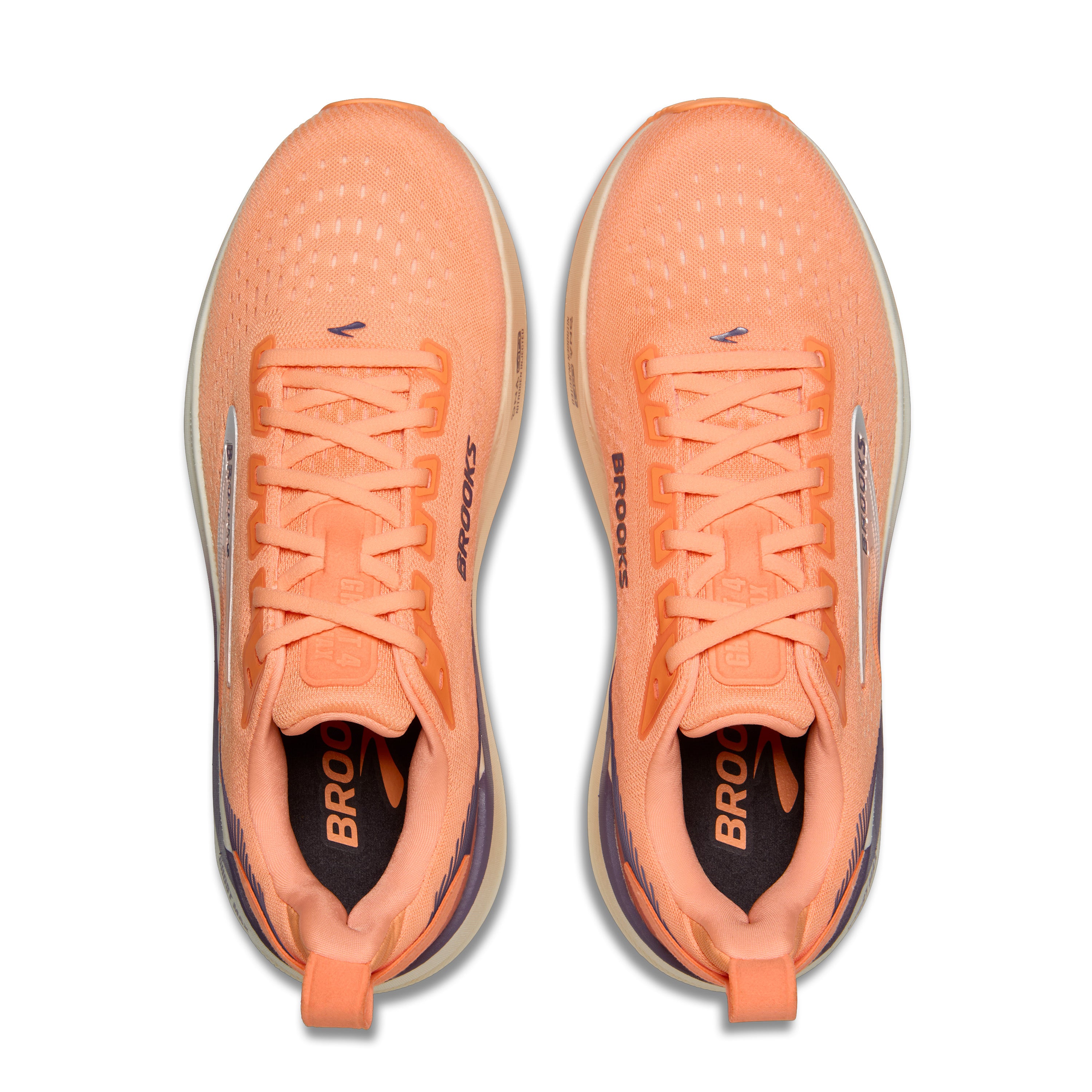 BROOKS WOMEN'S GHOST MAX 4 - CYBER PEACH/GRAPE