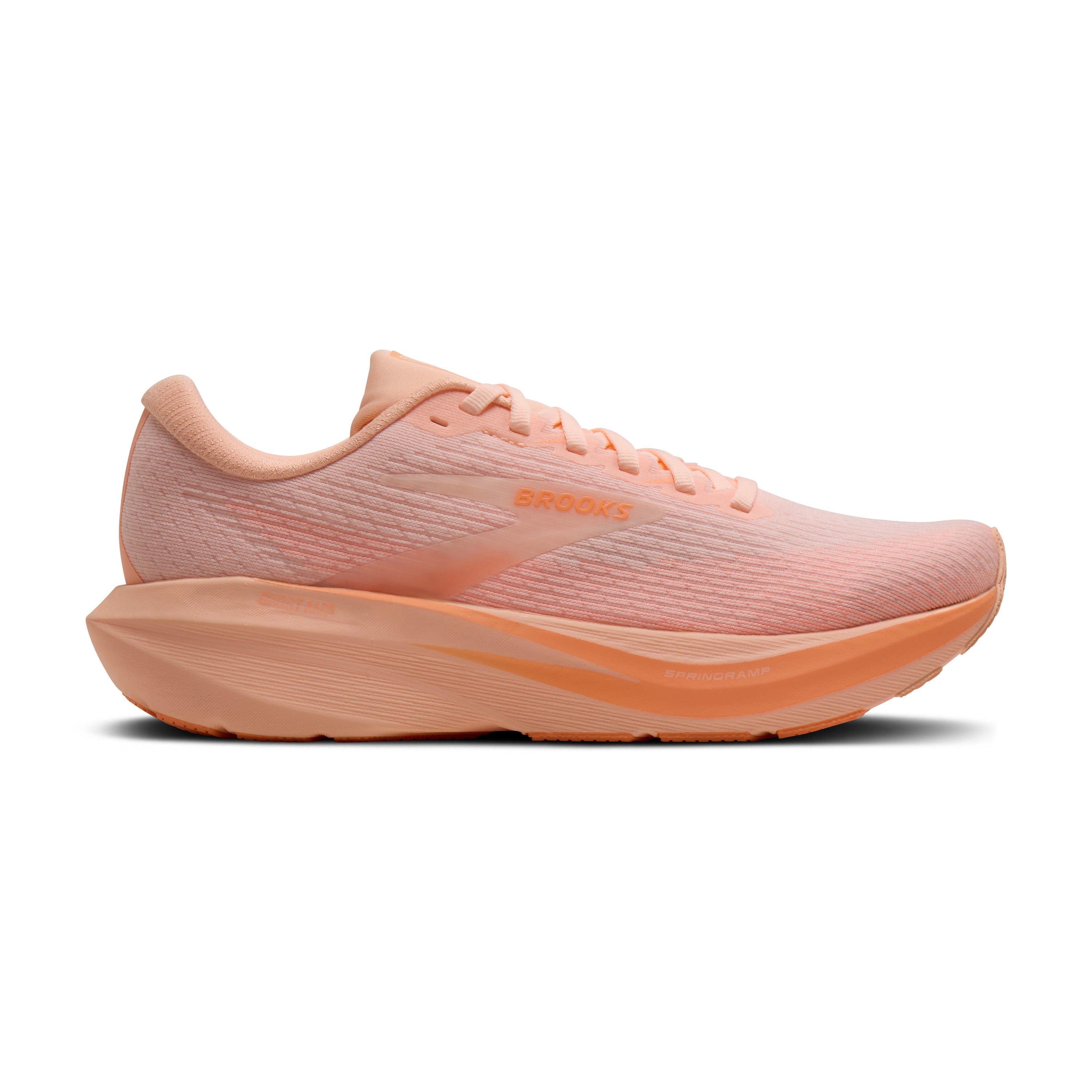 BROOKS WOMEN'S GHOST AMP 612 Peach/Peach/White