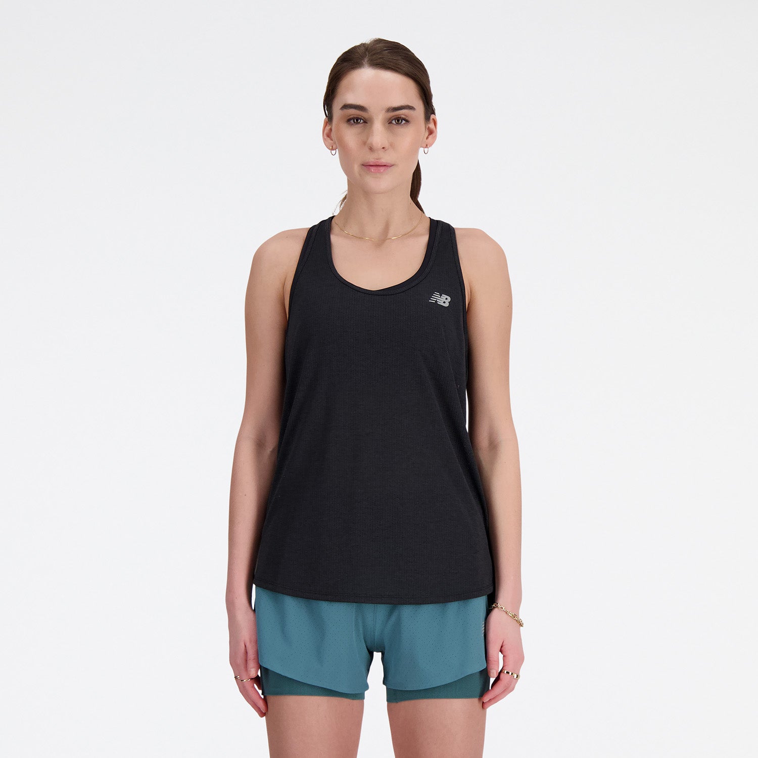 NEW BALANCE WOMEN'S ATHLETICS TANK - BLACK XS