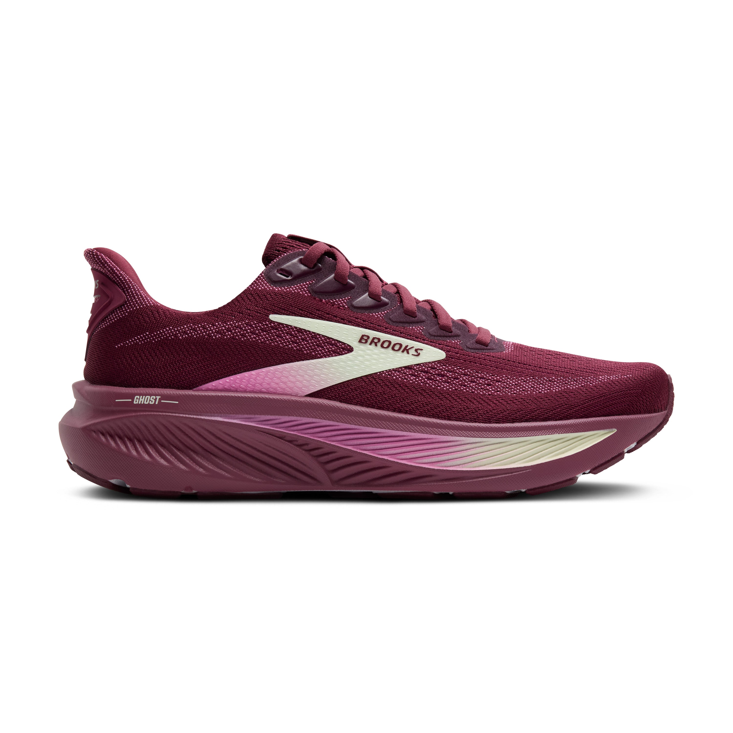 (取寄) ブルックス レディース ゴースト 17 Brooks women Ghost 17 Burgundy/Pink/Green WOMEN'S GHOST 17 - B - BURGUNDY/PINK/GREEN | Performance Running