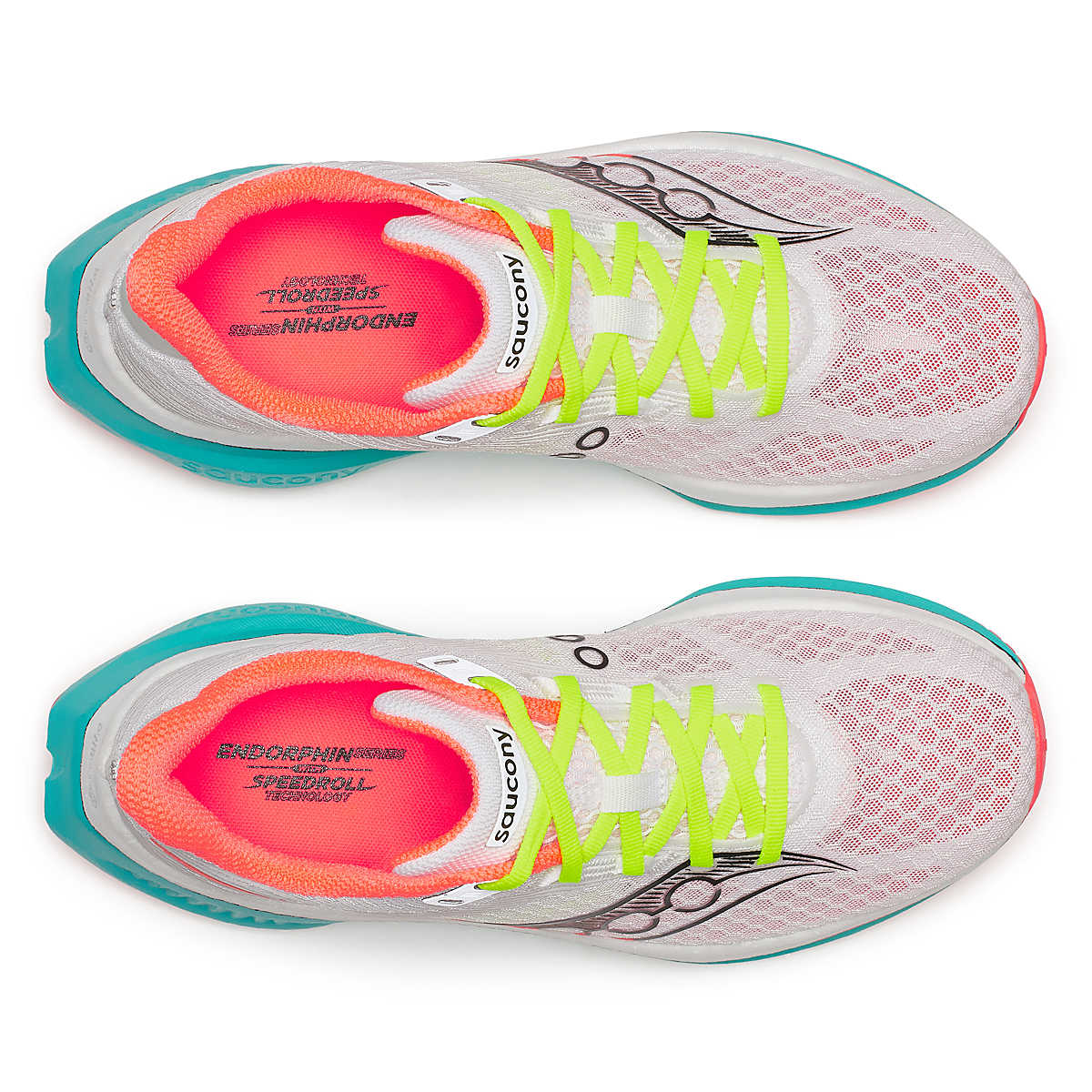 SAUCONY WOMEN'S ENDORPHIN SPEED 5 - B - 97 WHITE/MUTANT