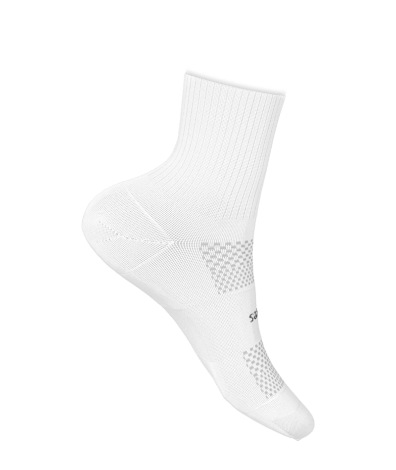 FEETURES HIGH PERFORMANCE MAX CUSHION QUARTER TALL - WHITE S