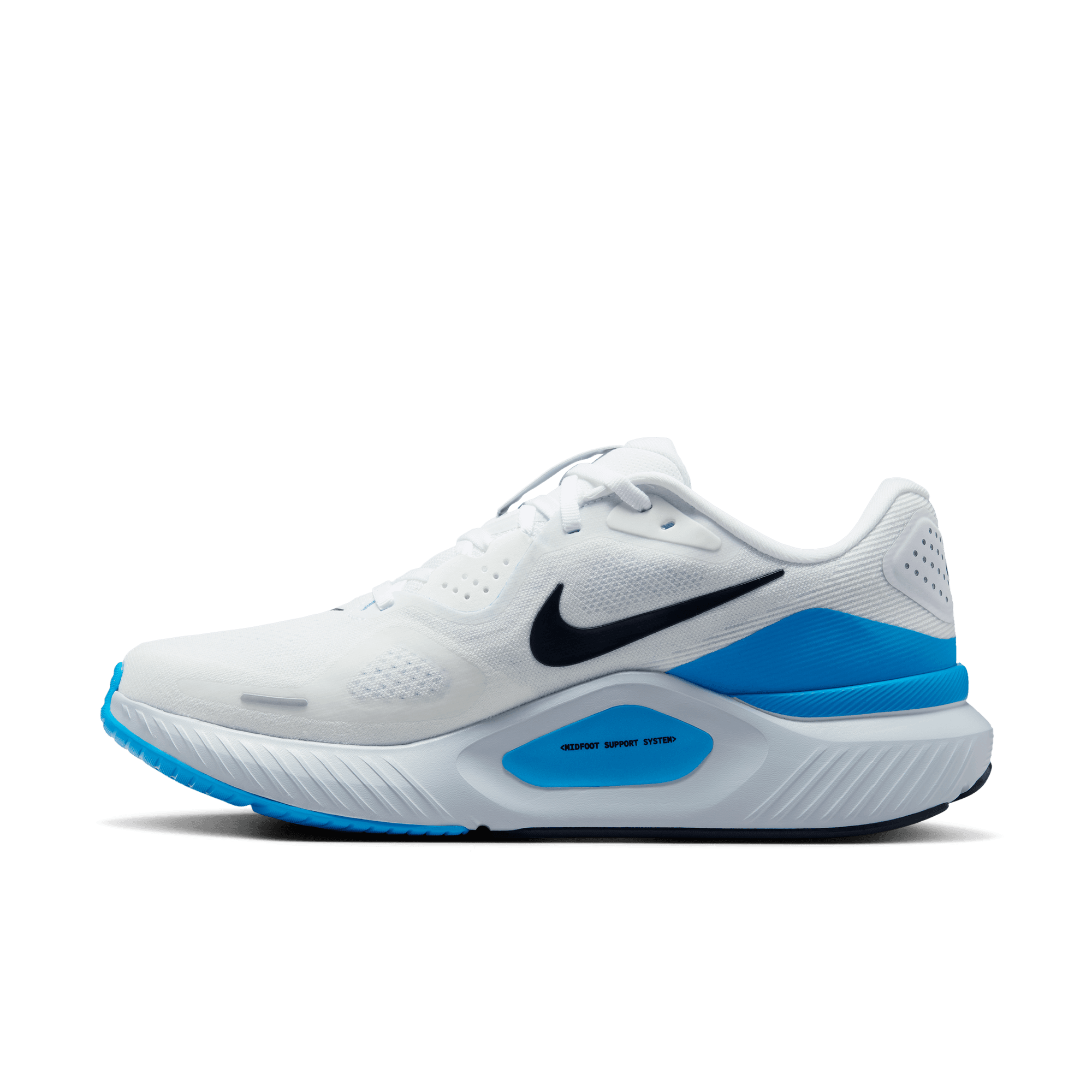 NIKE MEN'S STRUCTURE 26 - D - WHITE/BLACK/BLUE HERO