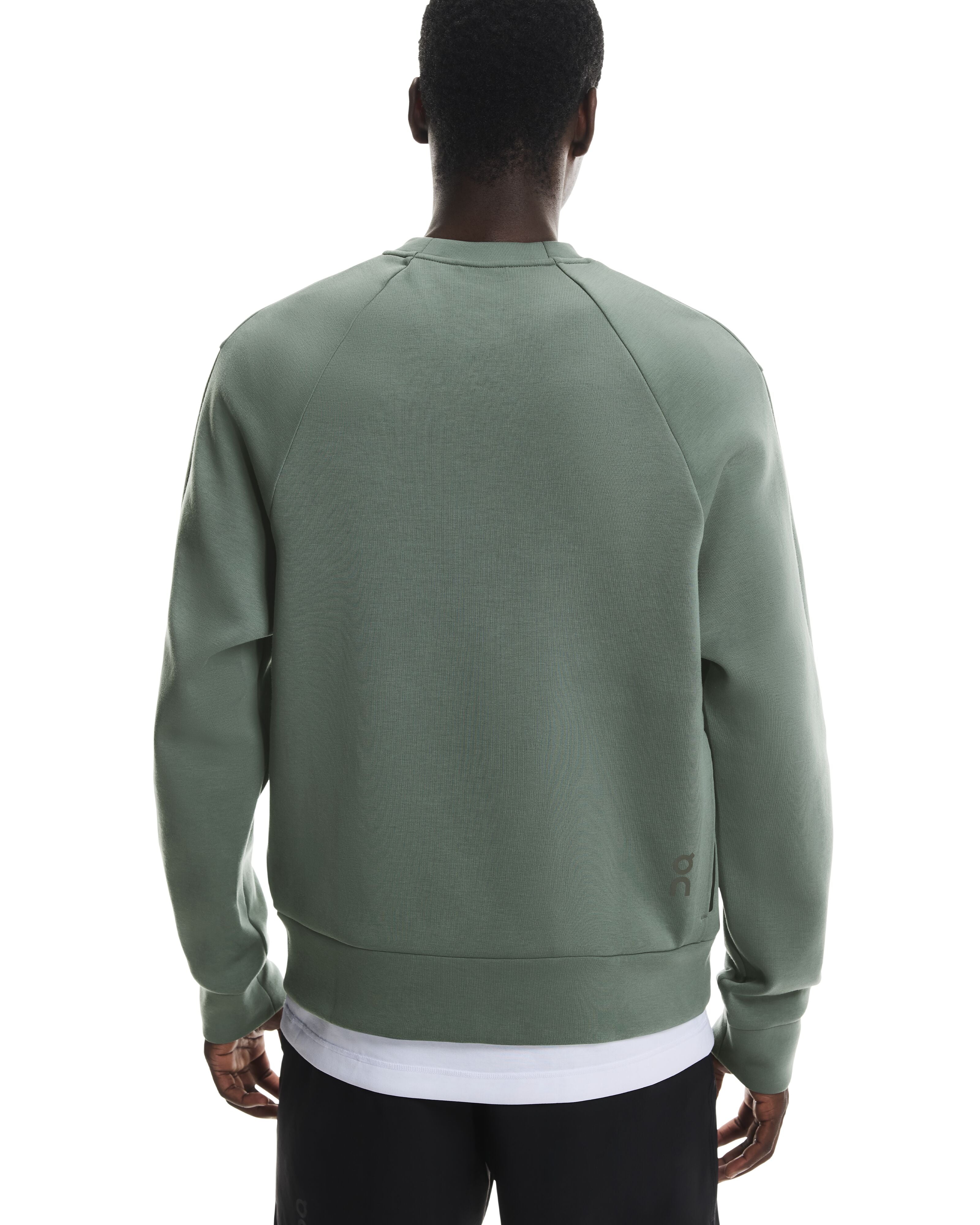 MEN'S FOCUS TECH CREW - OLIVE | Performance Running Outfitters