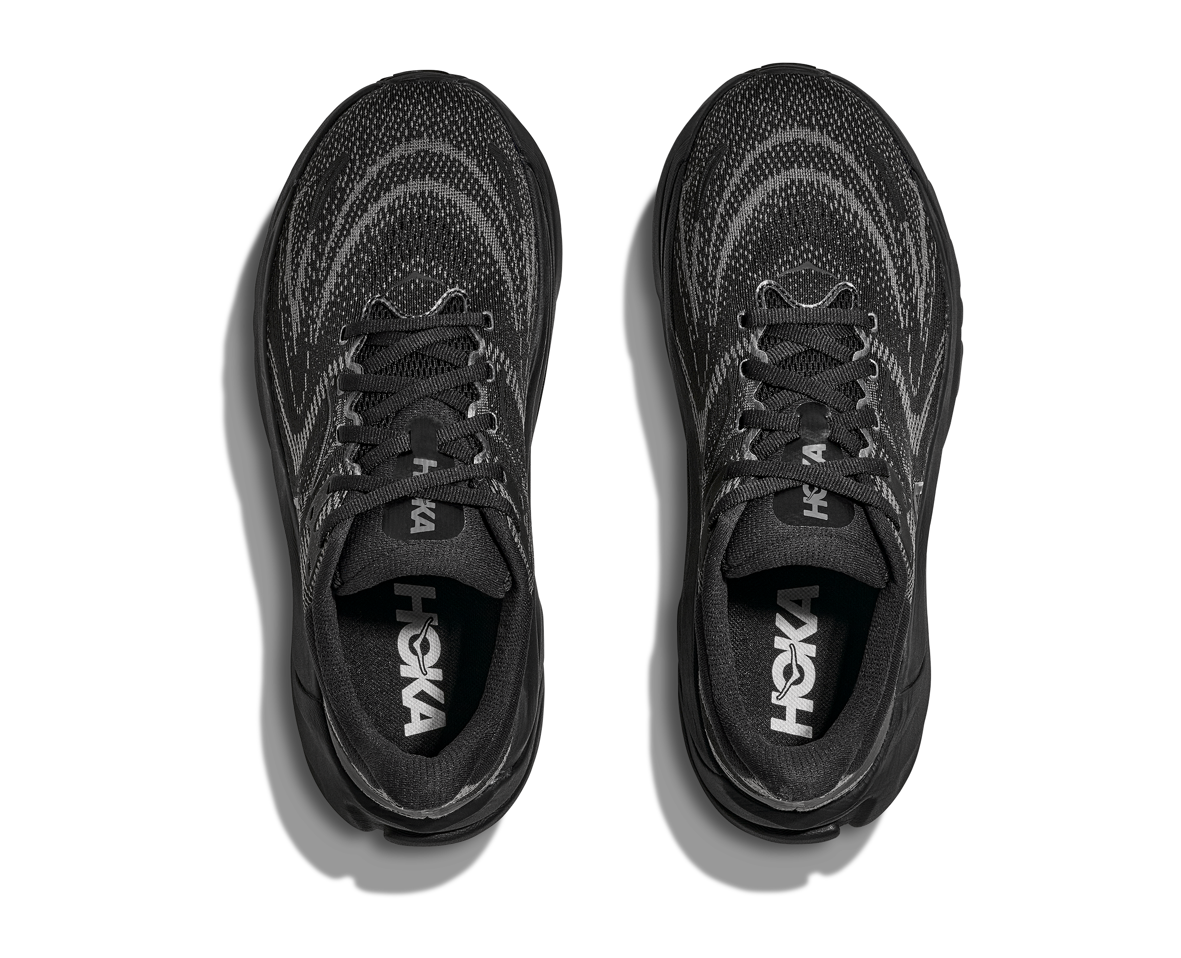 HOKA WOMEN'S ARAHI 8 - WIDE D - BLACK/BLACK - SIZE 9.5