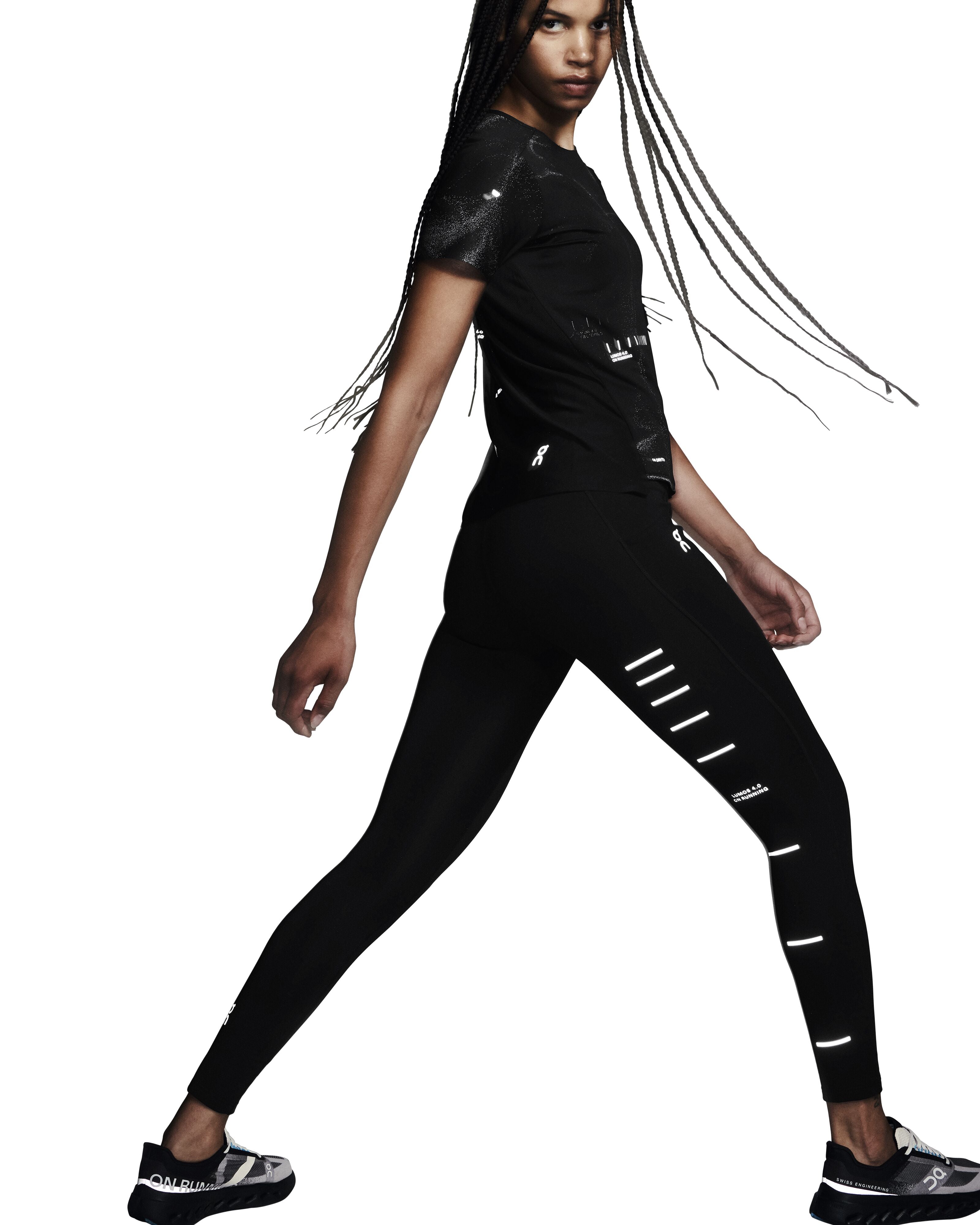 ON RUNNING WOMEN'S PERFORMANCE TIGHT LUMOS - BLACK