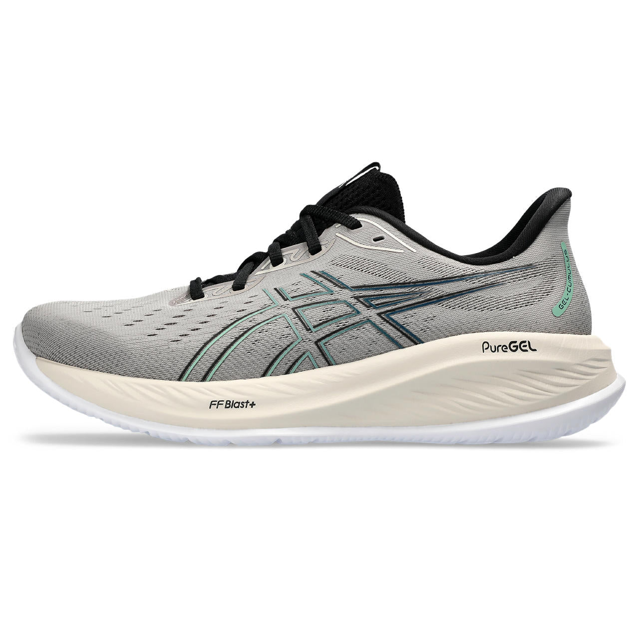 ASICS MEN'S CUMULUS 26 - D - 250 MOONROCK/DARK MINT 